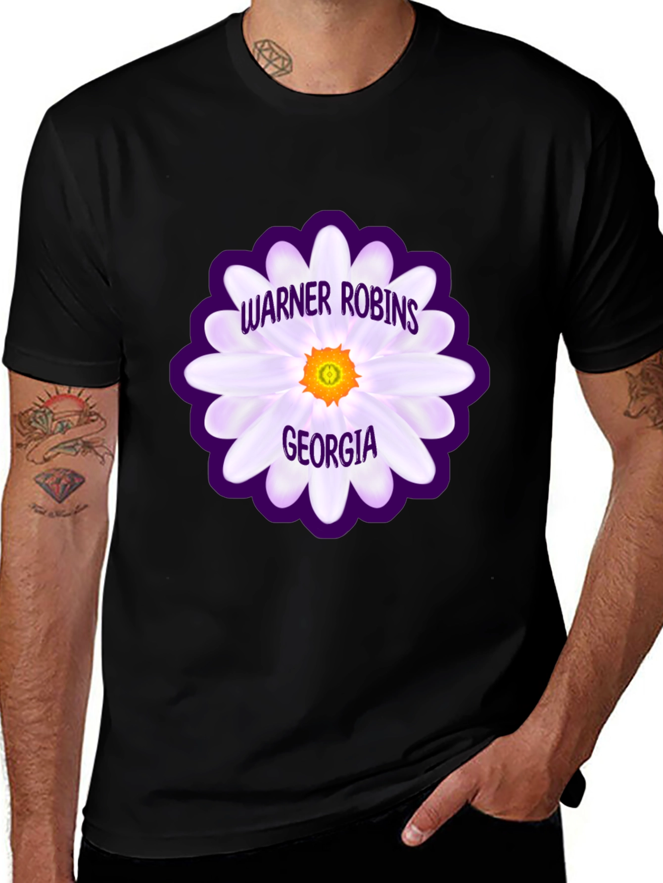 Warner Robins Georgia Flower T-Shirt