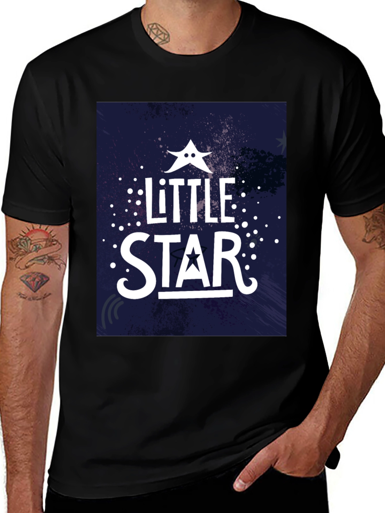 Variant 28 of Little Star Graphic Tee - Trendy Casual Comfort