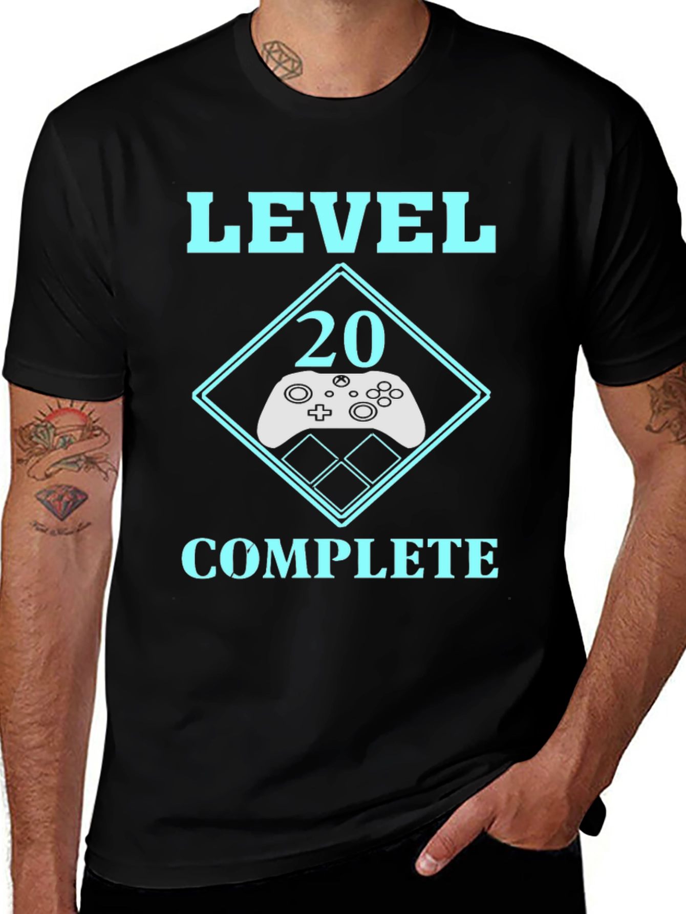 Variant 15 of Level 20 Complete Gamer T-Shirt