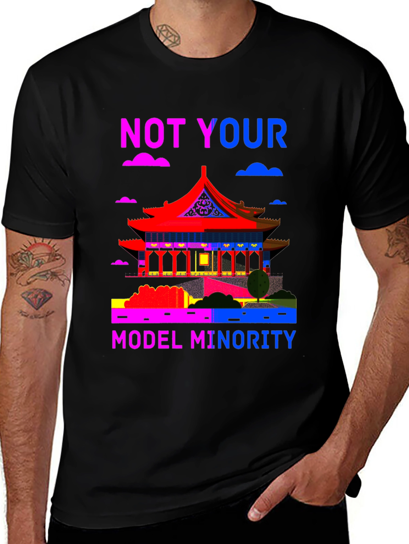 Variant 17 of Not Your Model Minority Graphic Tee
