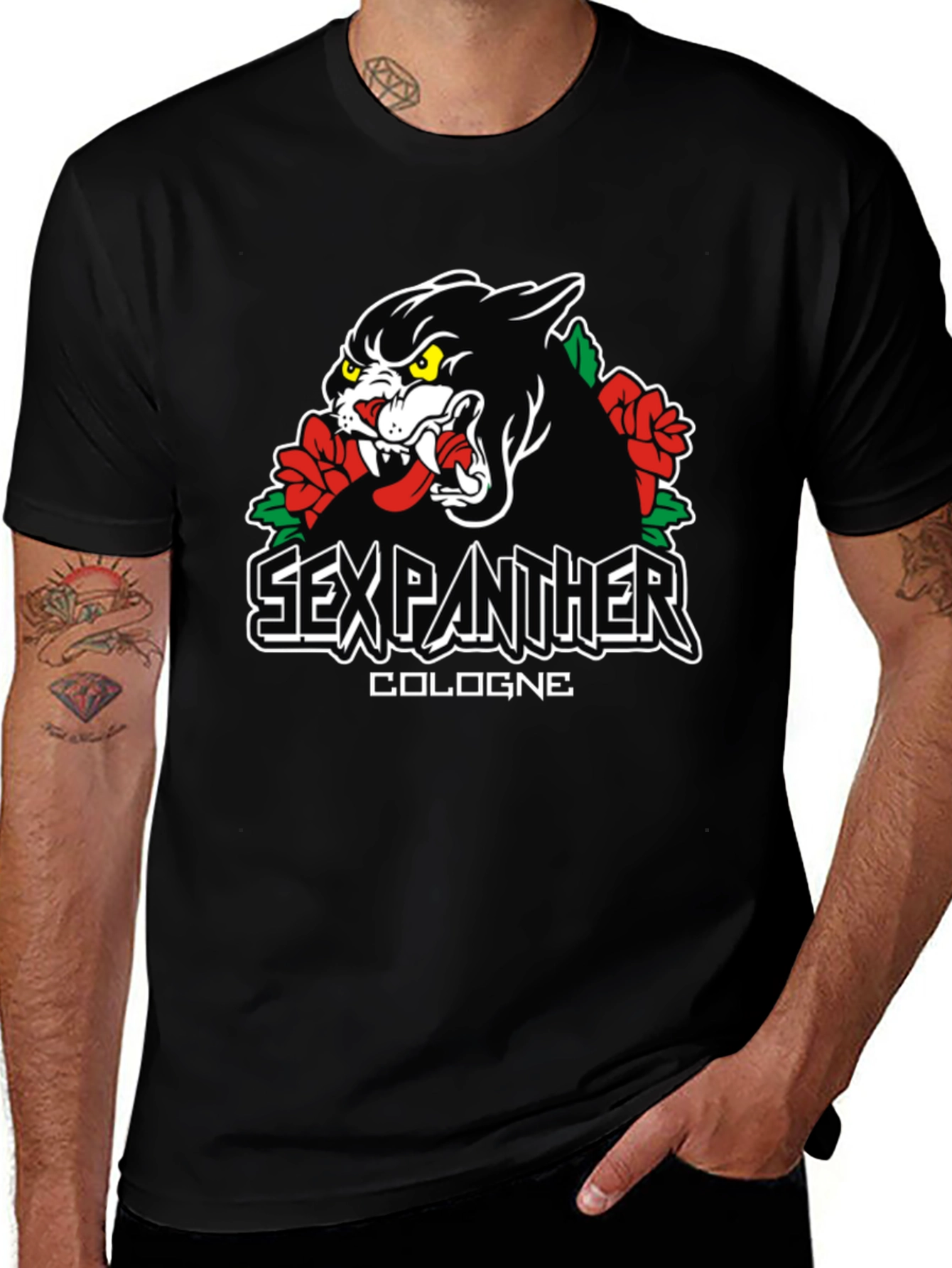 Variant 10 of Sex Panther Cologne Black T-Shirt