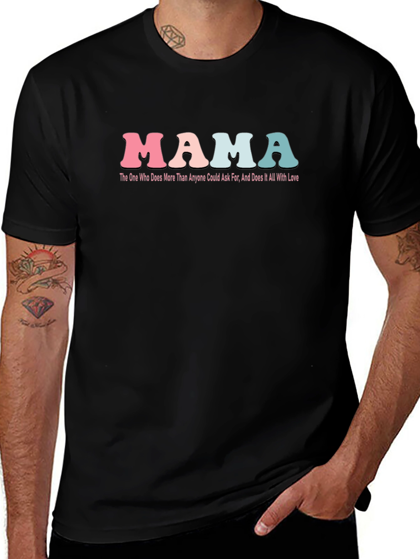 Variant 18 of Retro Mama Graphic Tee - Soft & Stylish