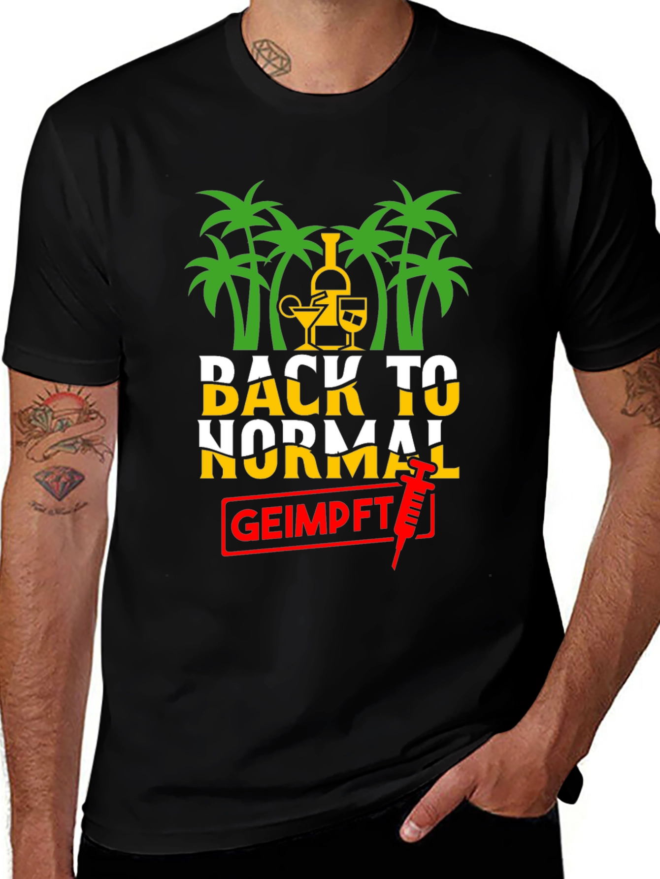 Back To Normal T-Shirt - Vaccinated