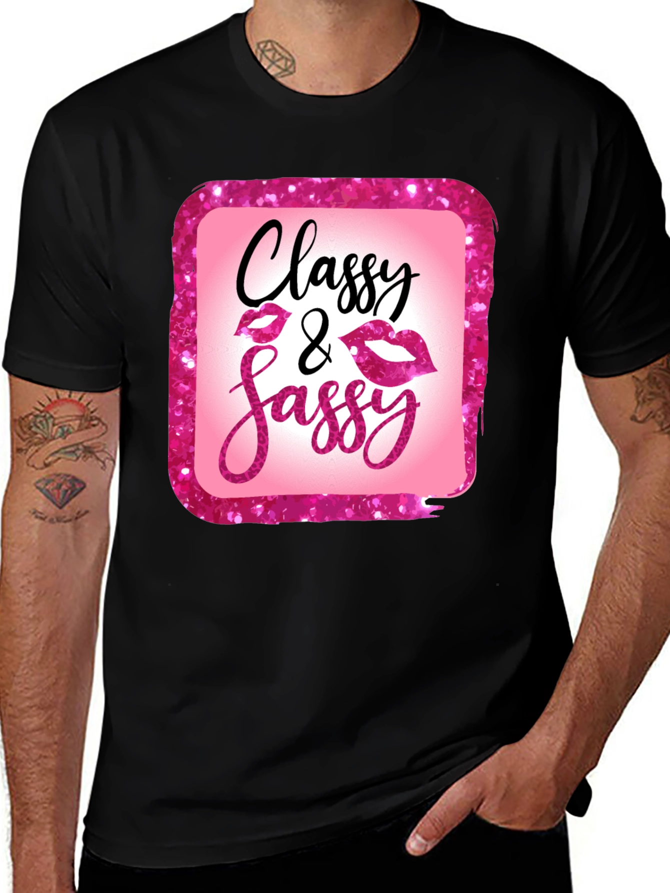Variant 28 of Classy & Sassy Graphic Tee - Trendy Women's T-Shirt