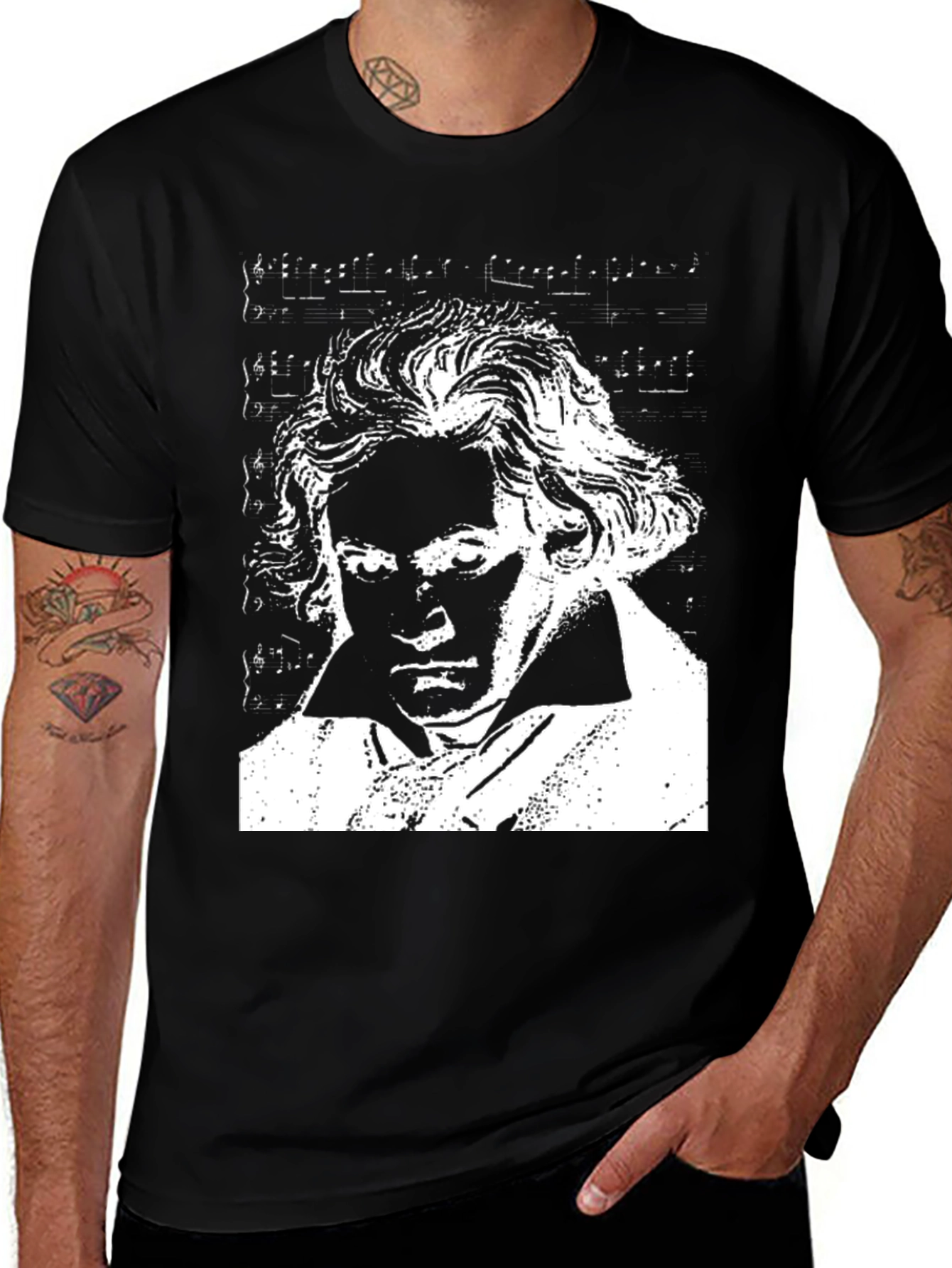 Variant 30 of Beethoven Graphic T-Shirt - Classic Composer Tee