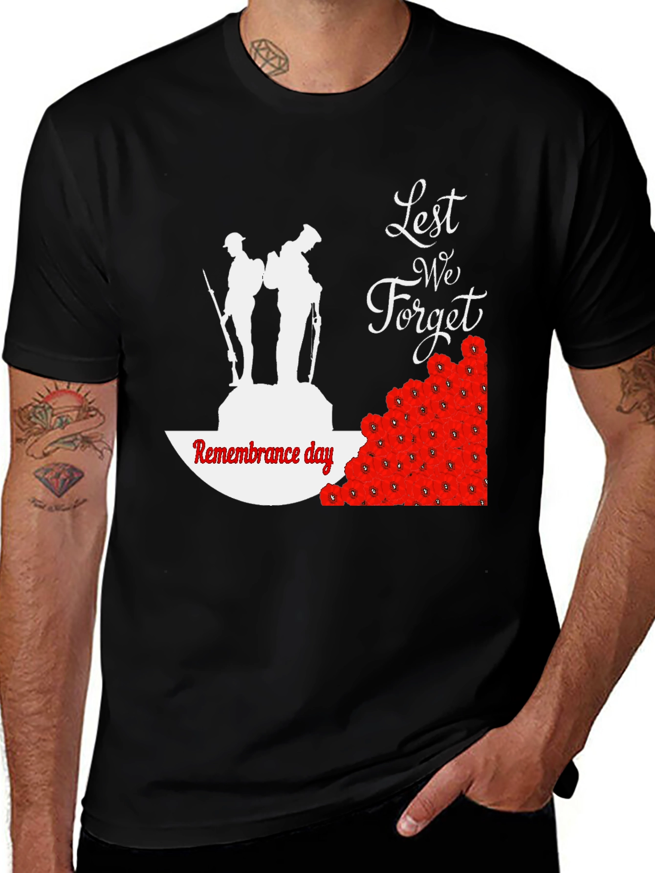 Remembrance Day Lest We Forget T-Shirt