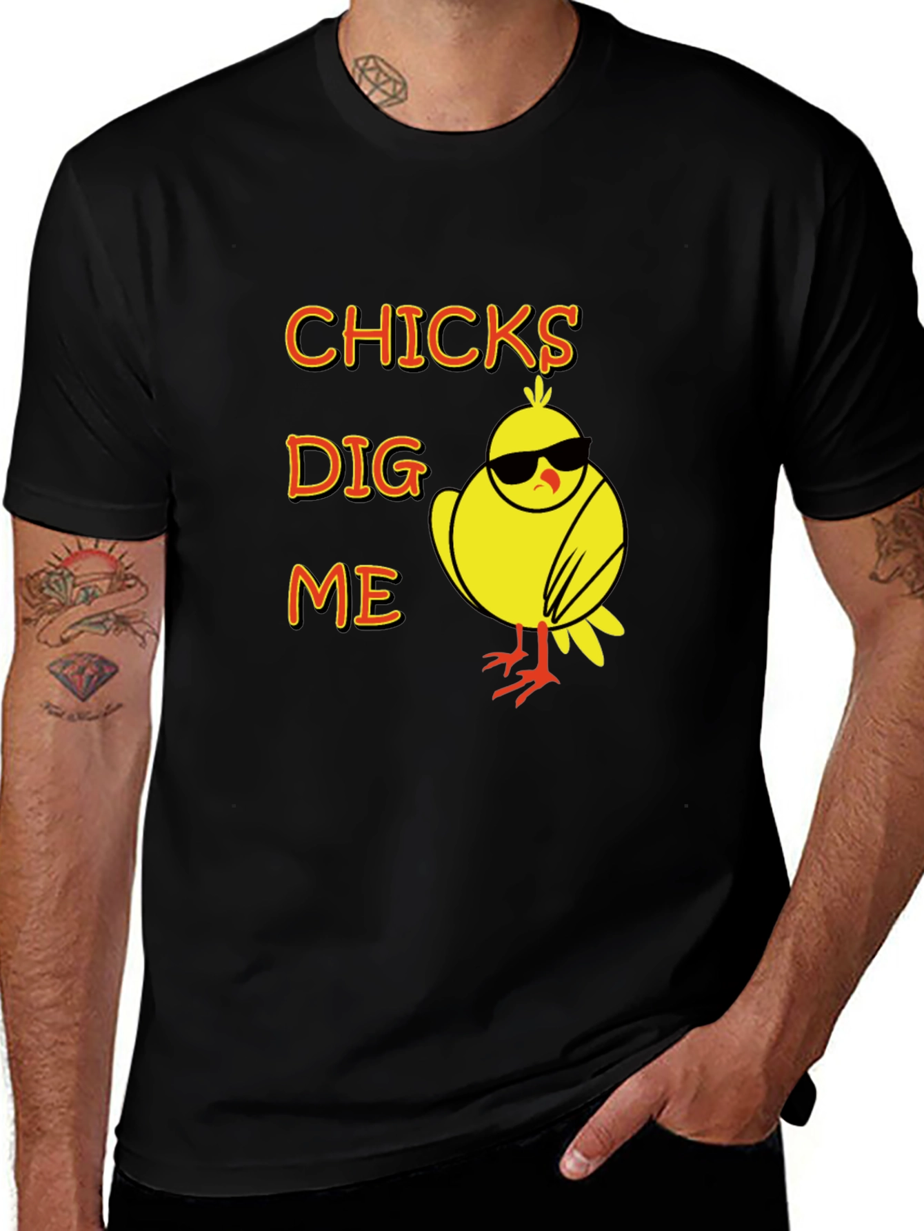 Variant 17 of Chicks Dig Me T-Shirt Funny Easter Tee