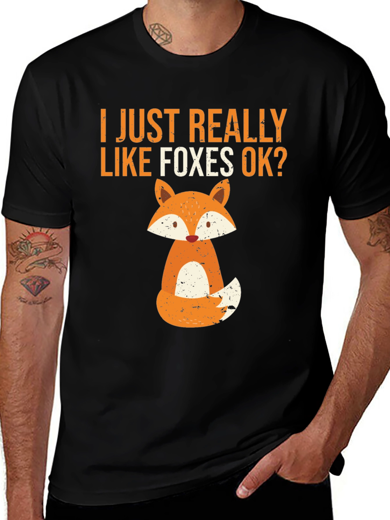 Variant 29 of I Just Really Like Foxes OK T-Shirt