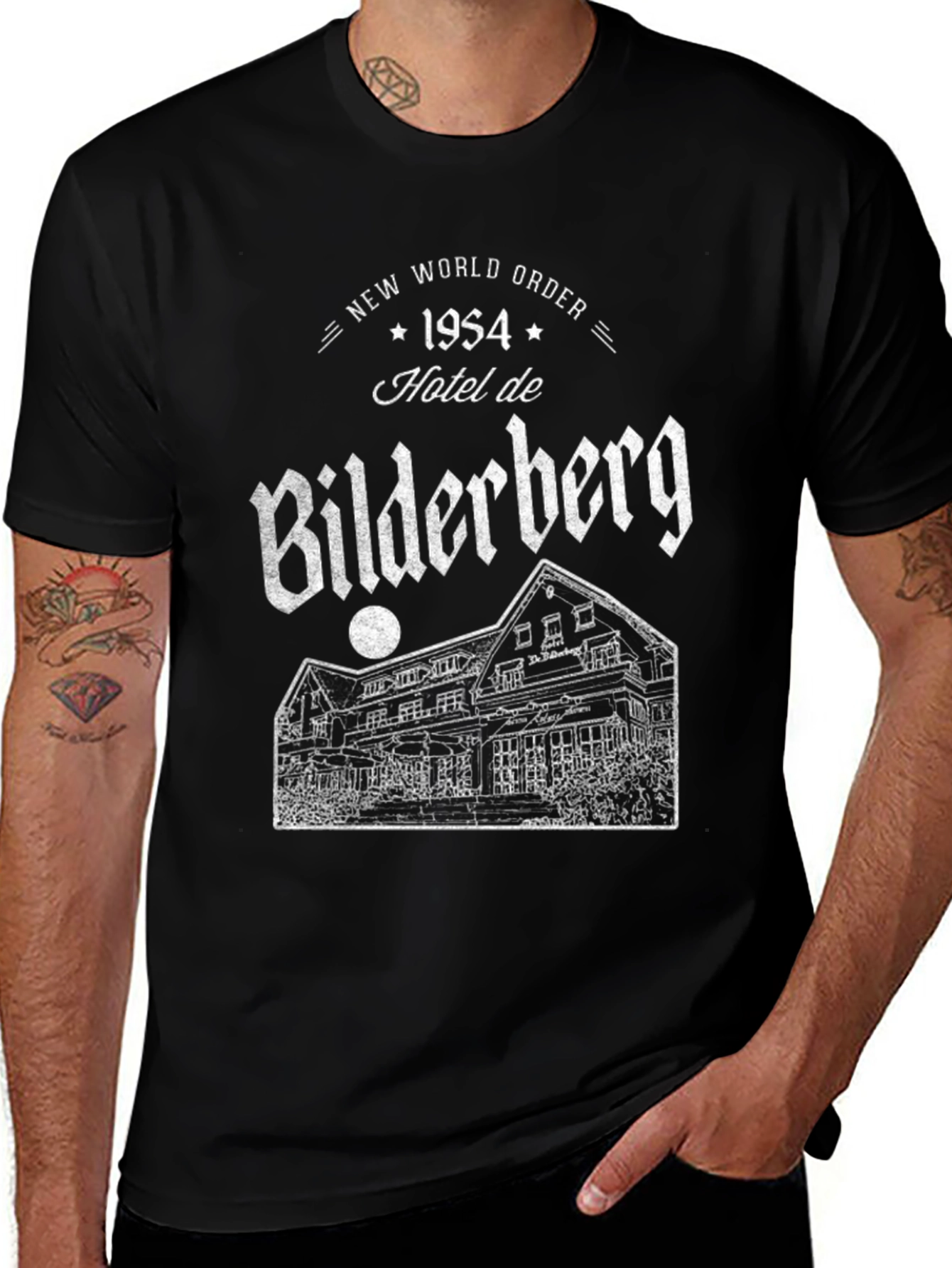 Hotel de Bilderberg Conspiracy T-Shirt