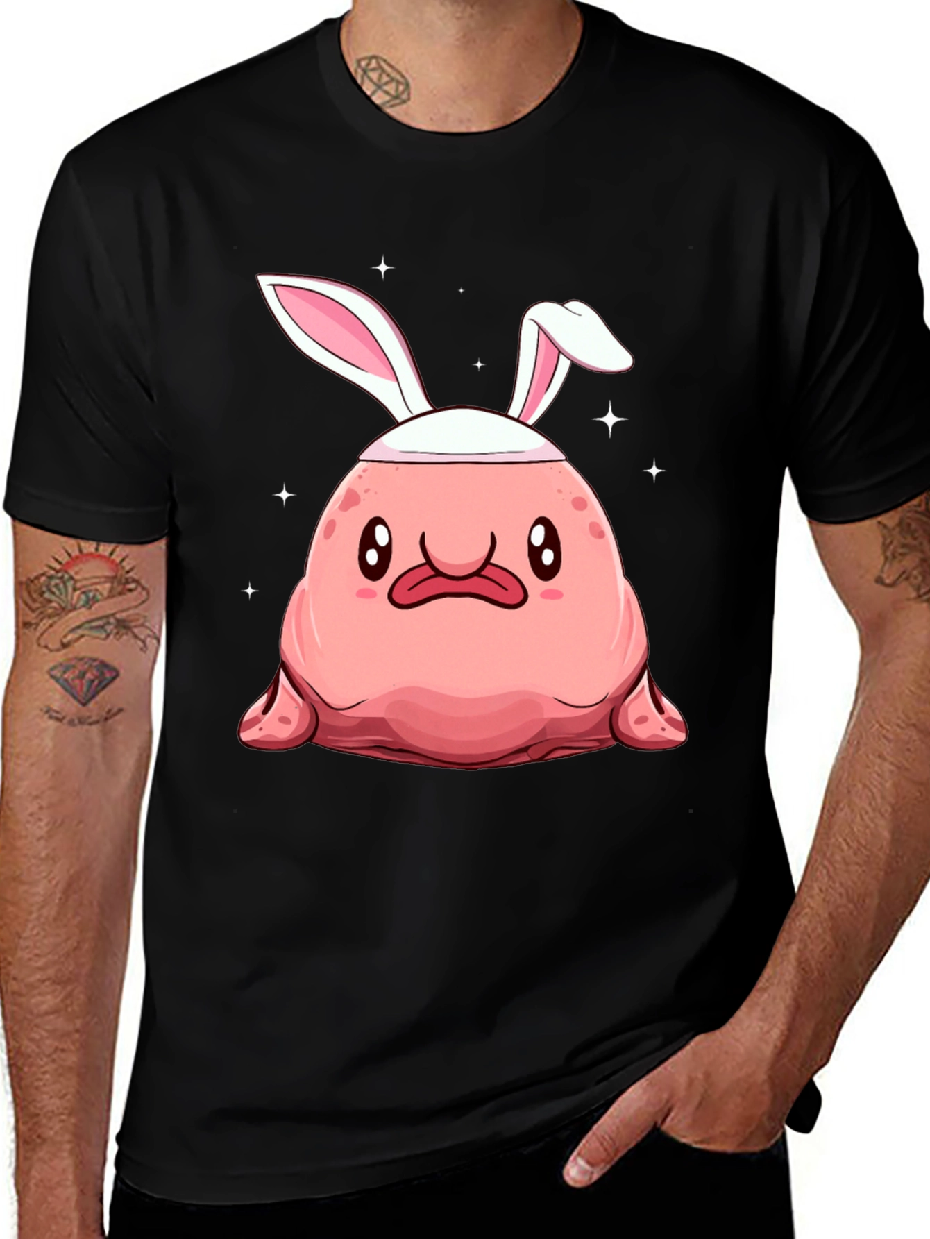 Variant 29 of Blobfish Bunny T-Shirt - Cute Animal Tee
