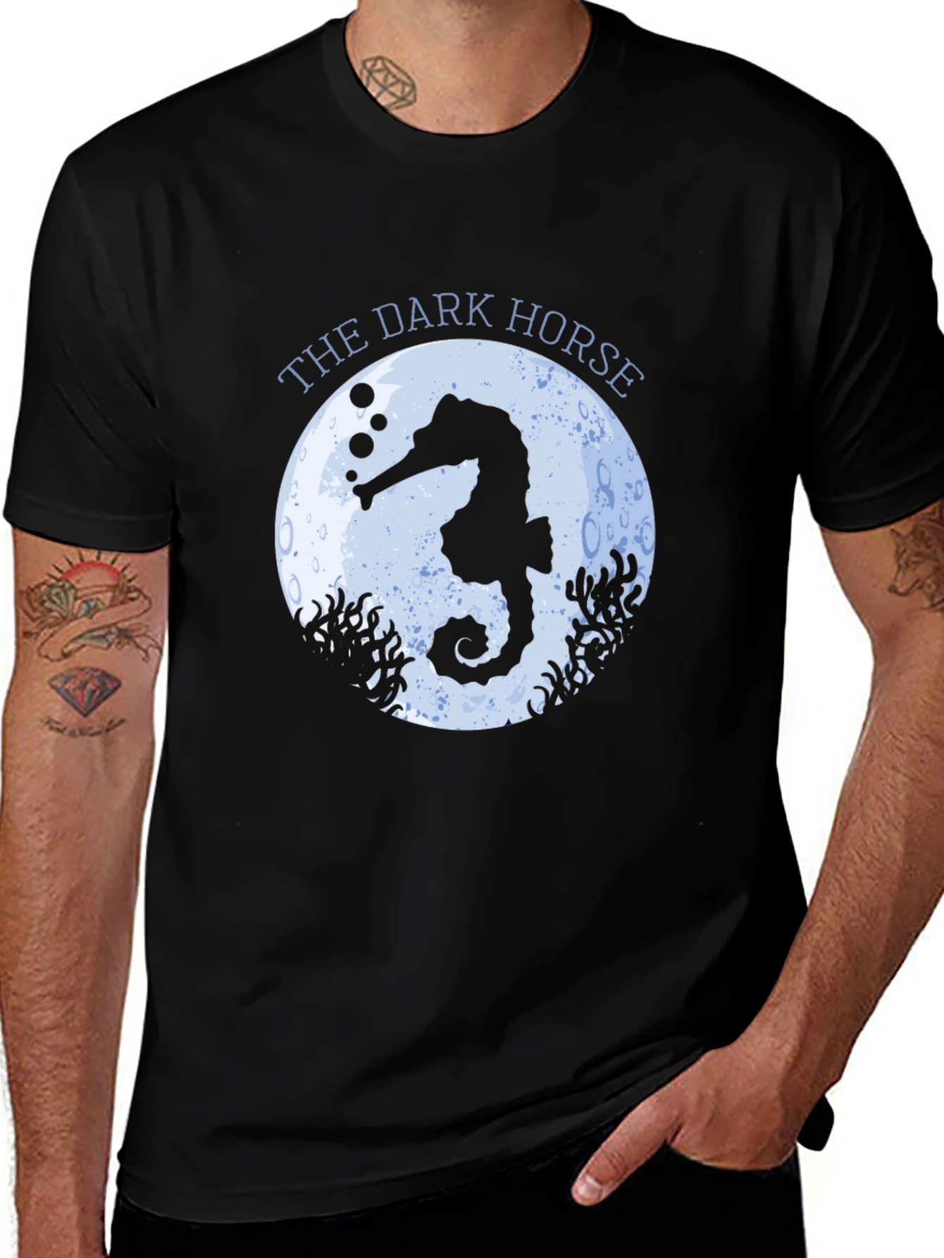 Variant 23 of The Dark Horse Seahorse Graphic T-Shirt