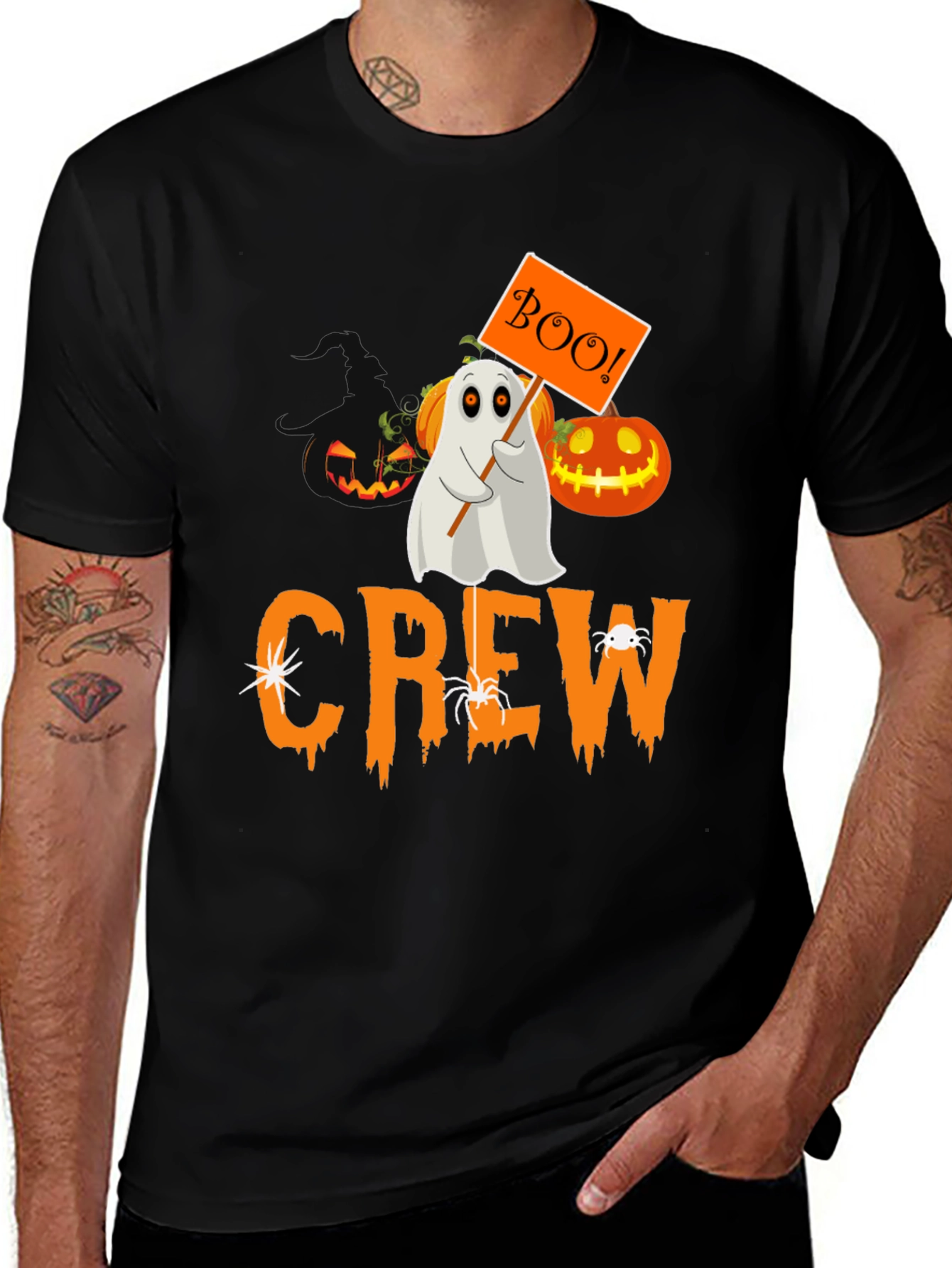 Variant 22 of Halloween Crew Ghost Boo T-Shirt
