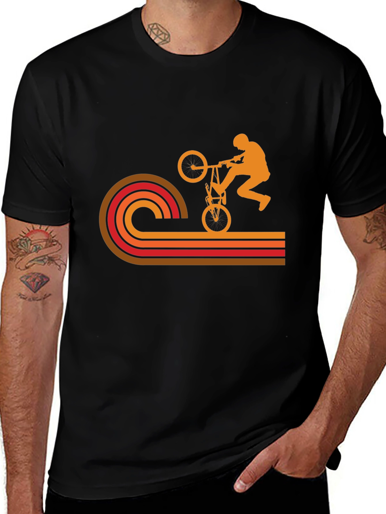 Retro BMX T-Shirt - Vintage Style Bike Graphic Tee