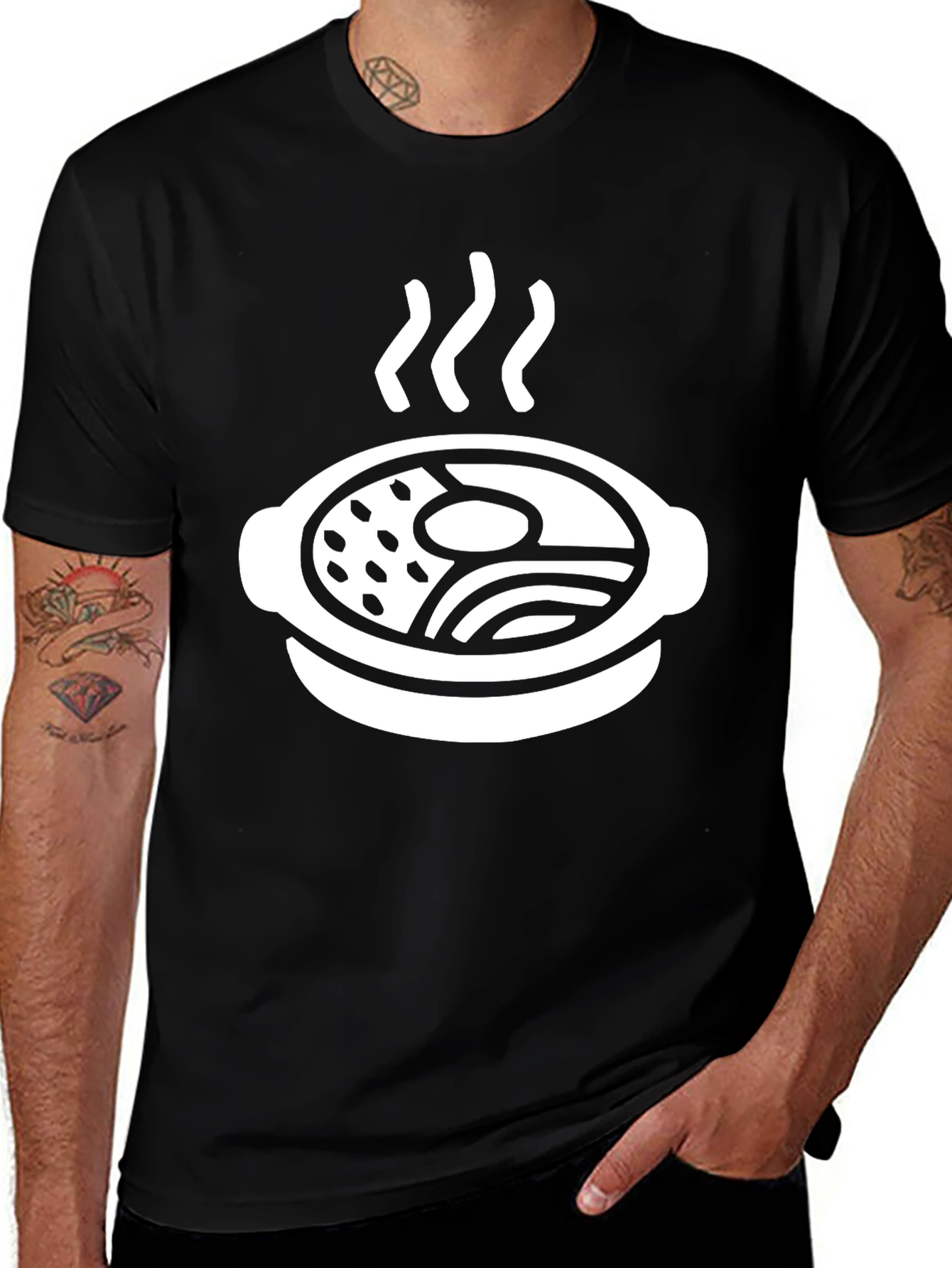 Variant 29 of Ramen Graphic Tee - Black