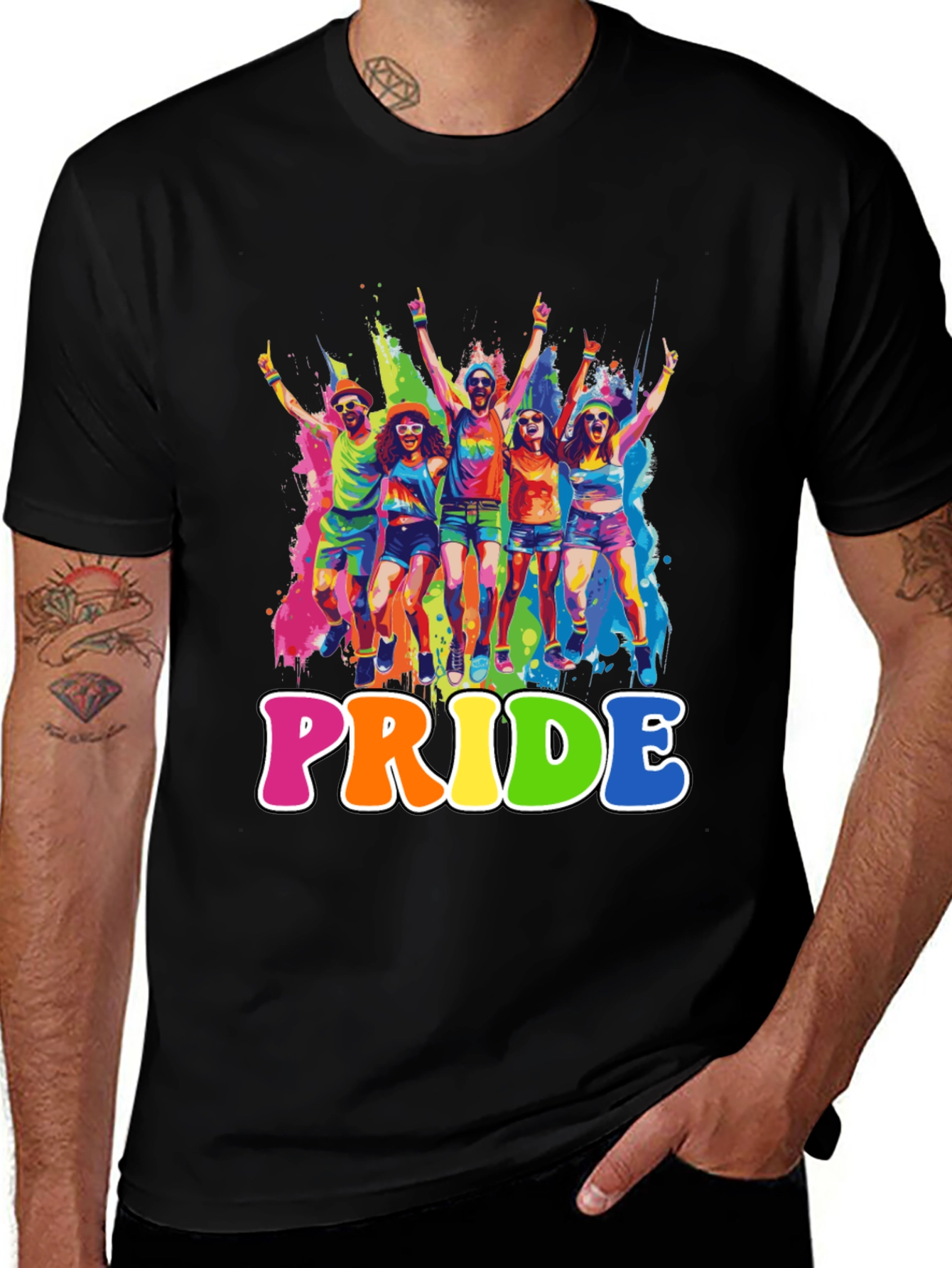 Pride Celebration Tee - Vibrant Graphic T-Shirt