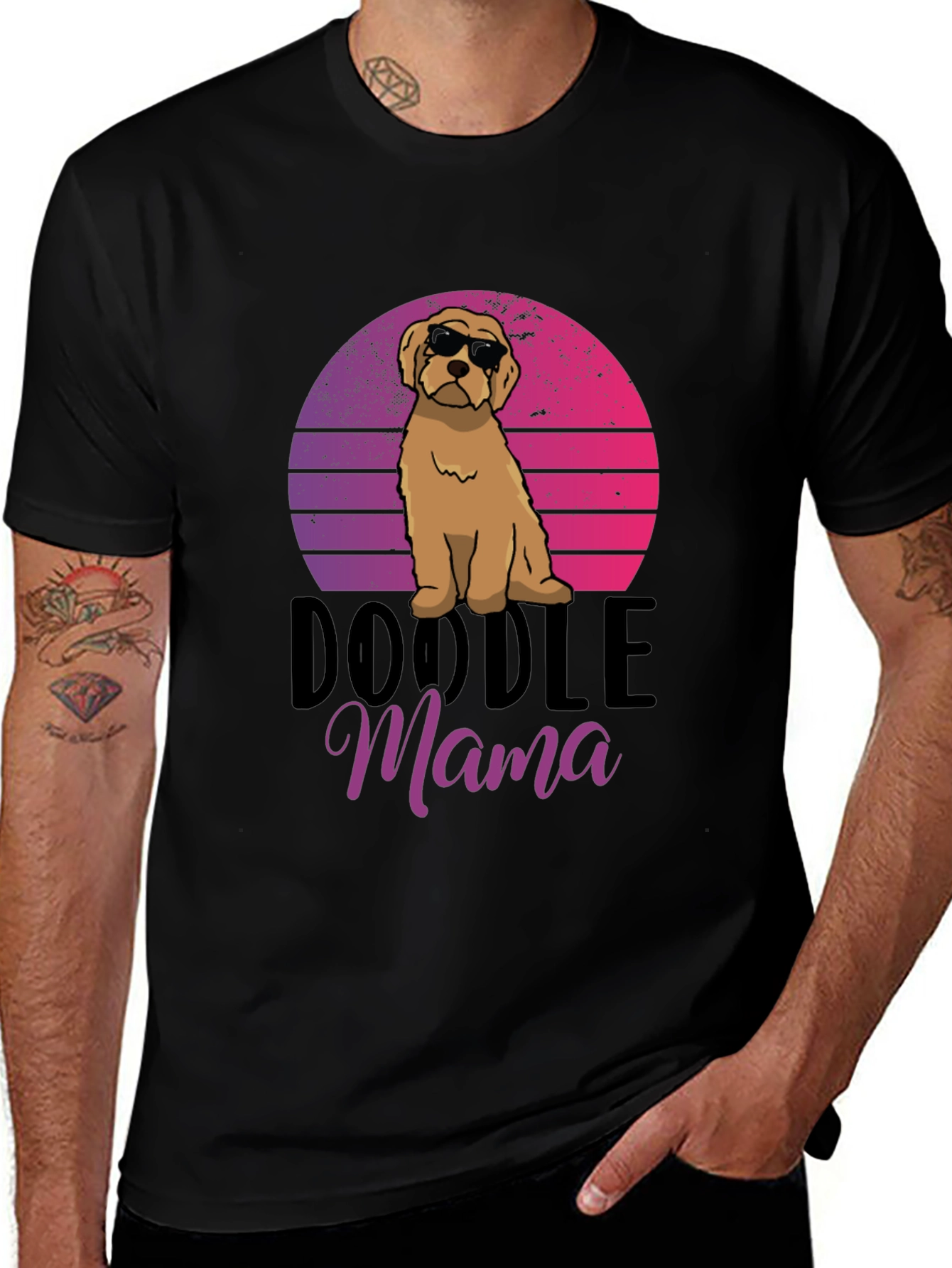 Variant 21 of Doodle Mama Graphic T-Shirt, Dog Lover Tee