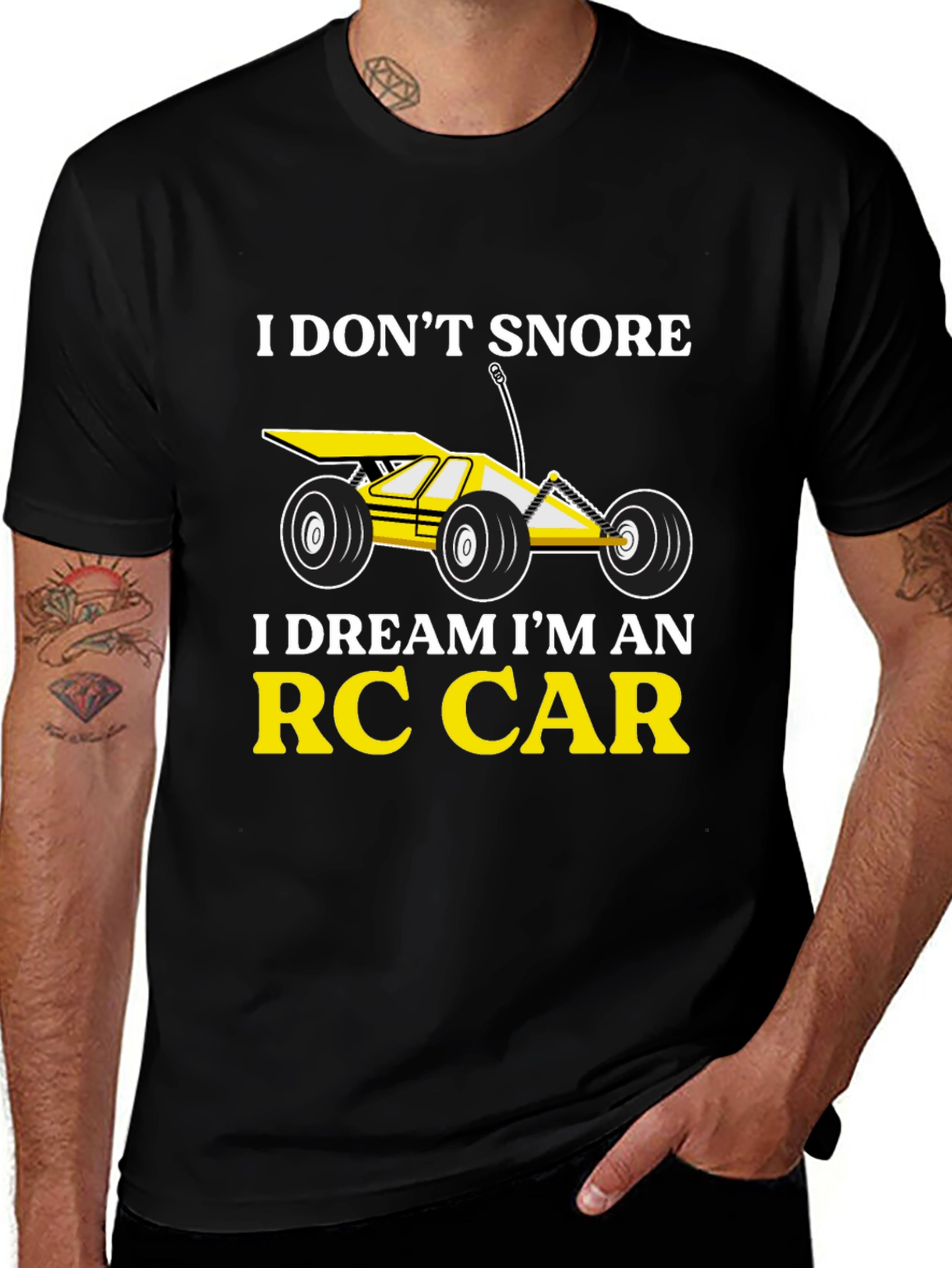 Variant 19 of I Don't Snore RC Car T-Shirt