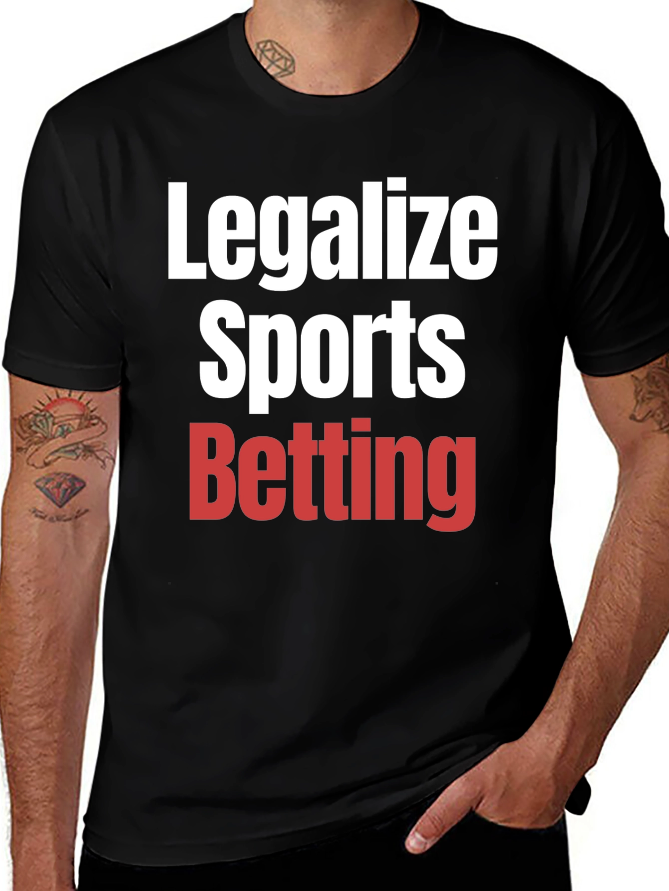 Variant 22 of Legalize Sports Betting T-Shirt