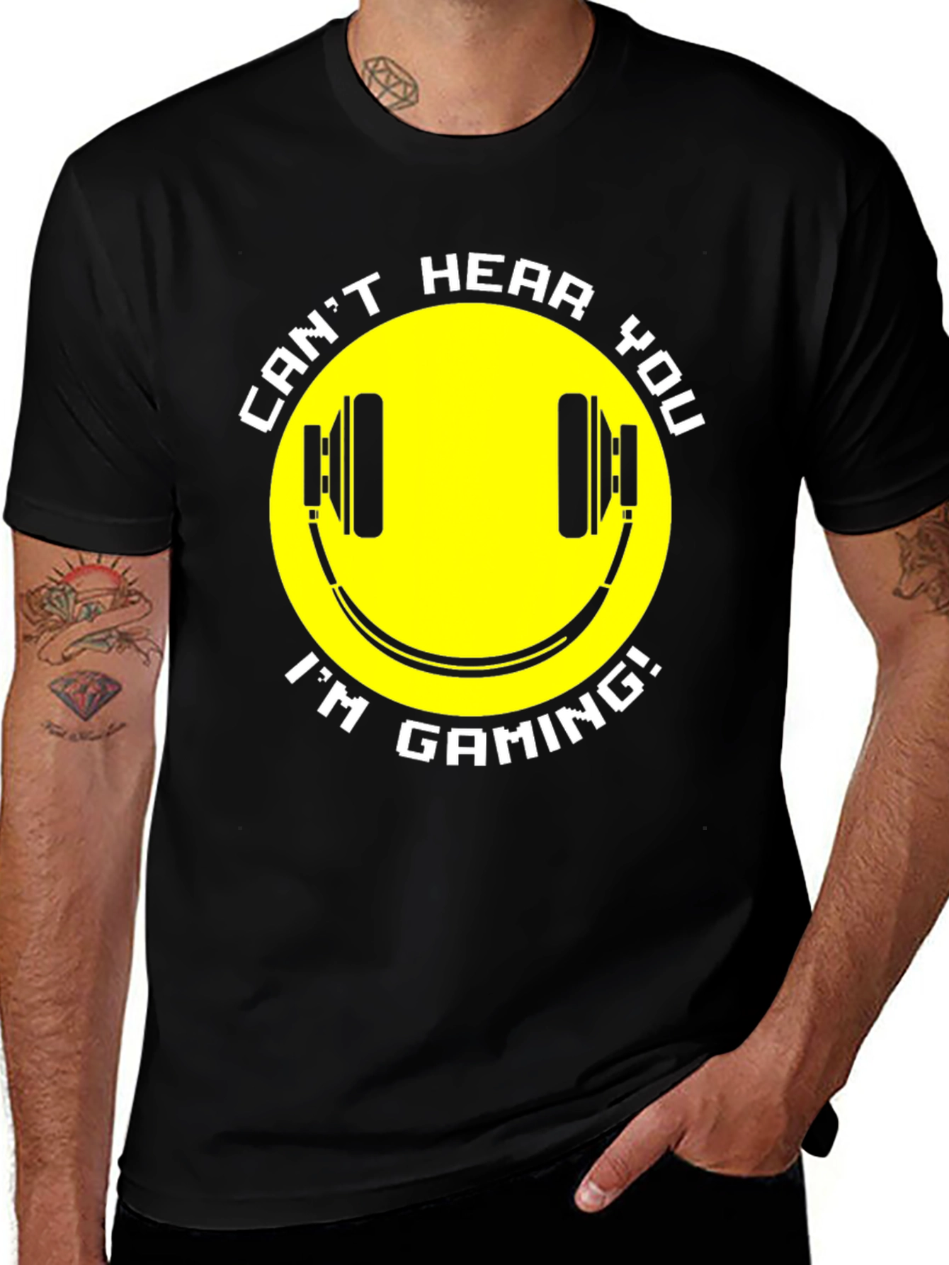 Variant 4 of Gaming T-Shirt - Can't Hear You, I'm Gaming!