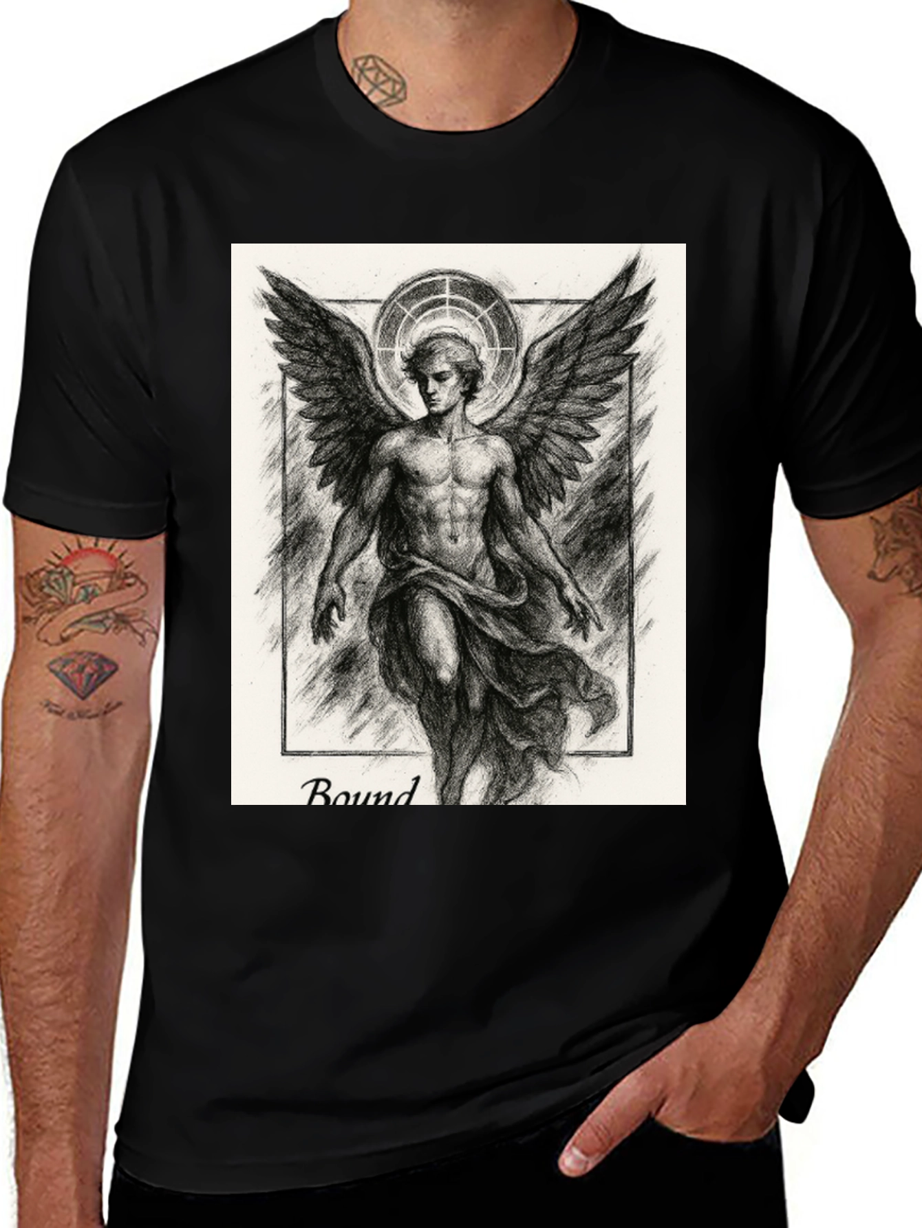 Variant 17 of Bound Angel Graphic T-Shirt