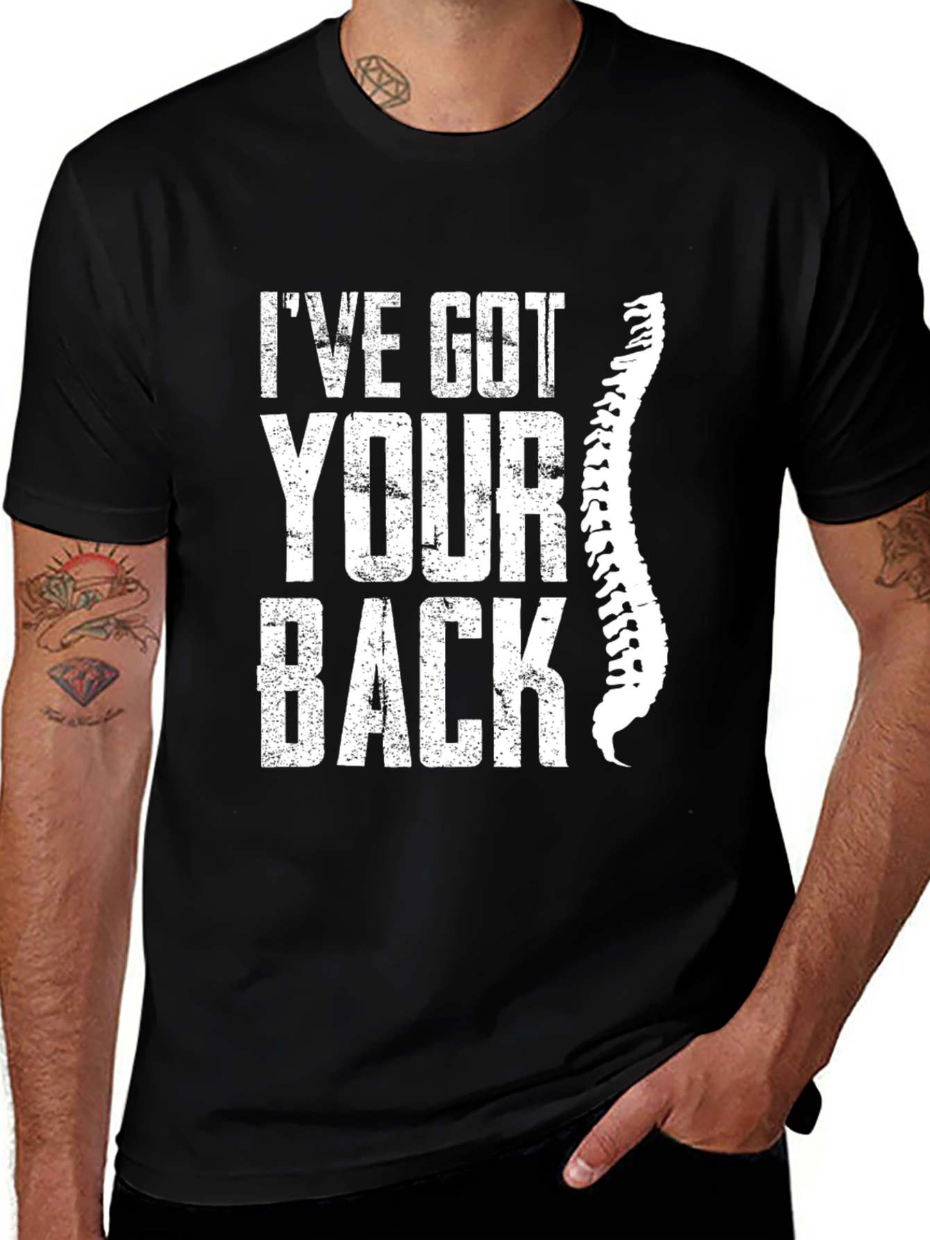 Variant 18 of I've Got Your Back Spine T-Shirt