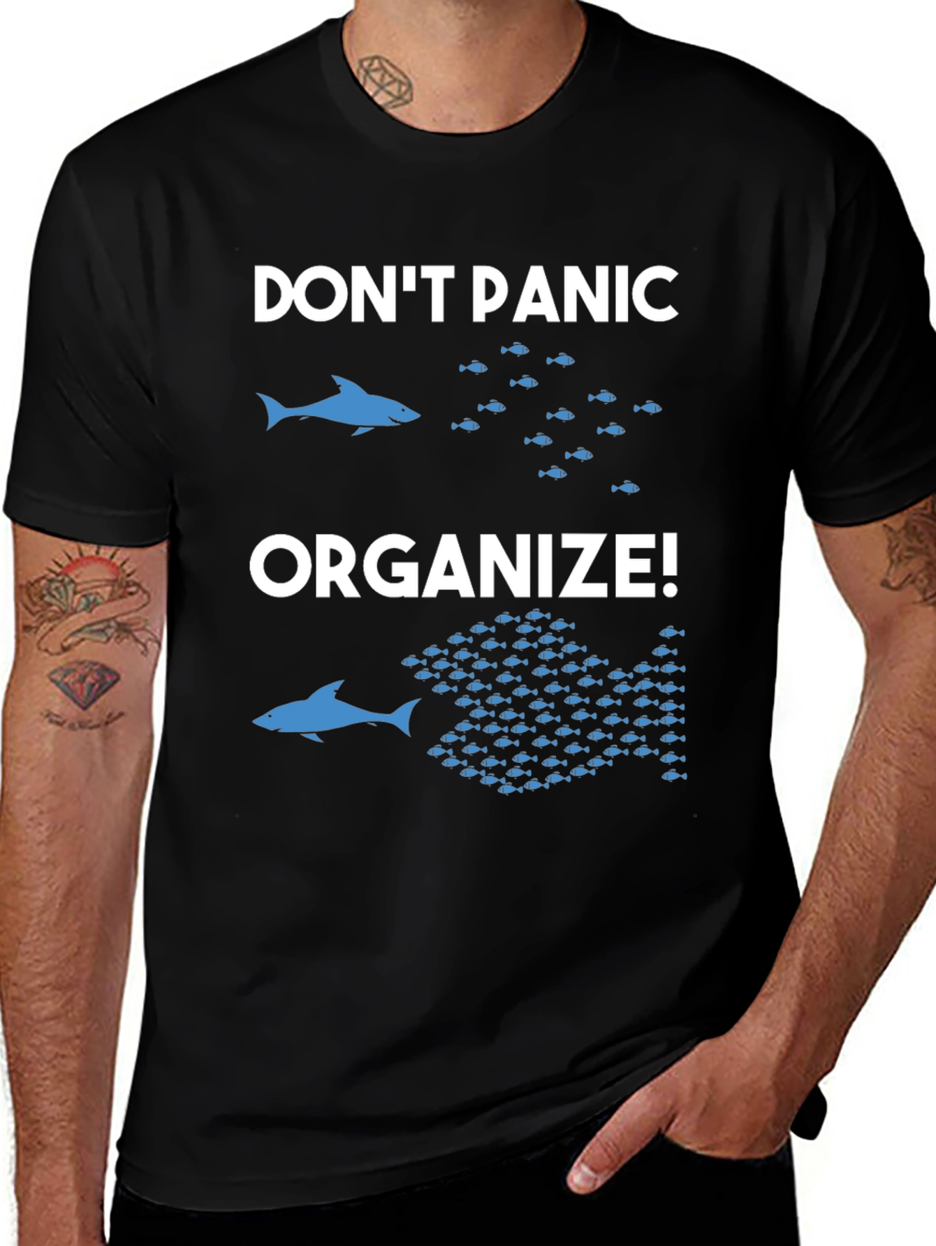 Variant 13 of Don't Panic Organize T-Shirt