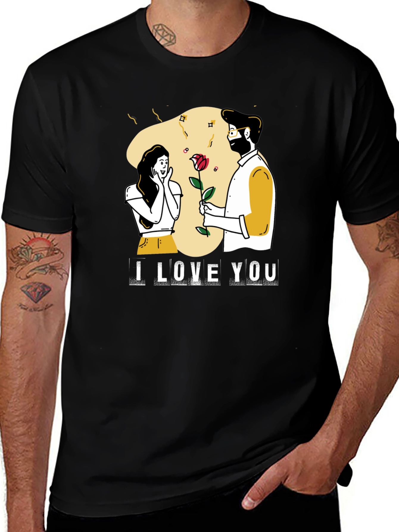 I Love You Graphic T-Shirt
