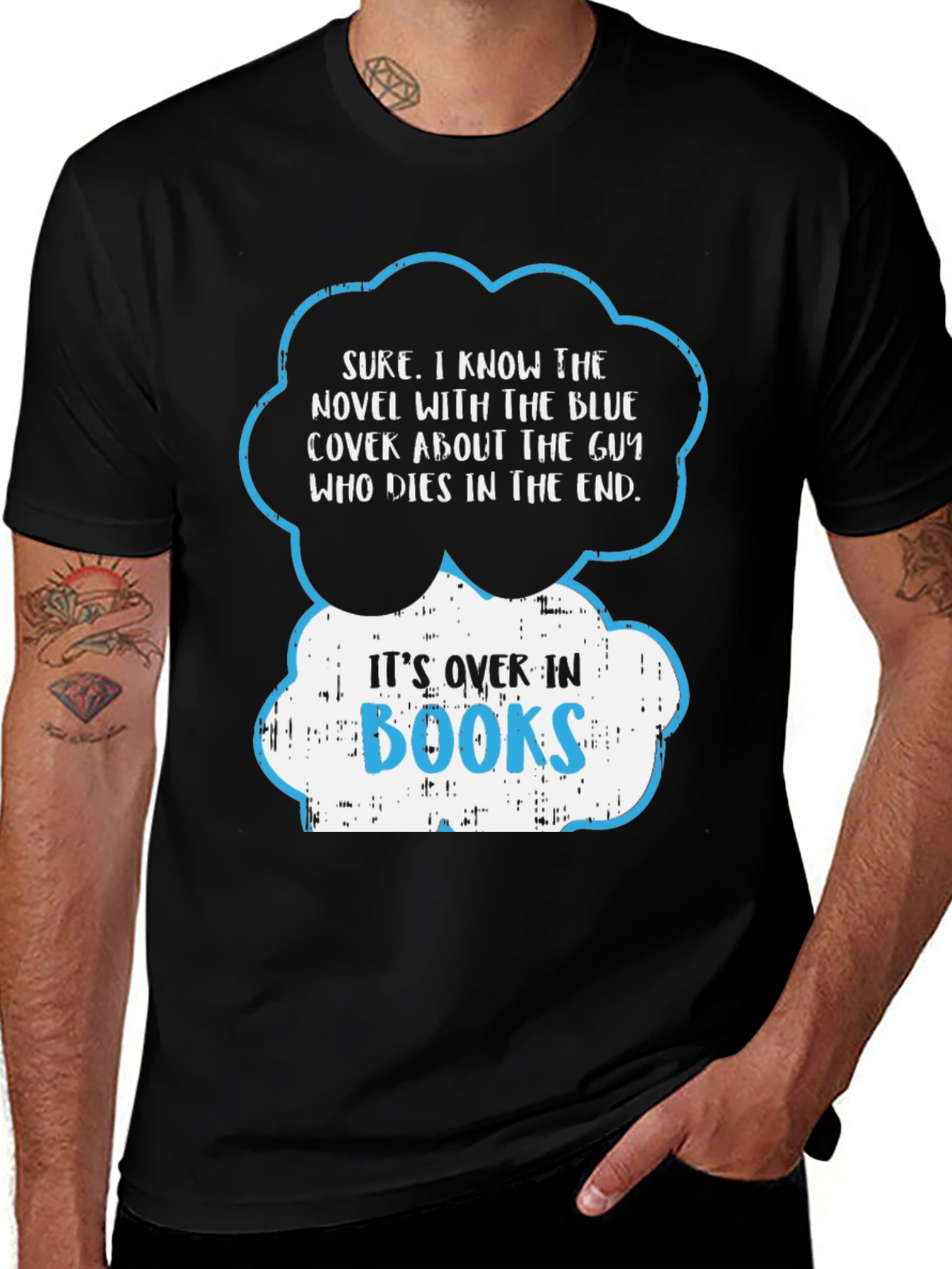 Funny Book Lover T-Shirt - Spoiler Alert Novel Tee