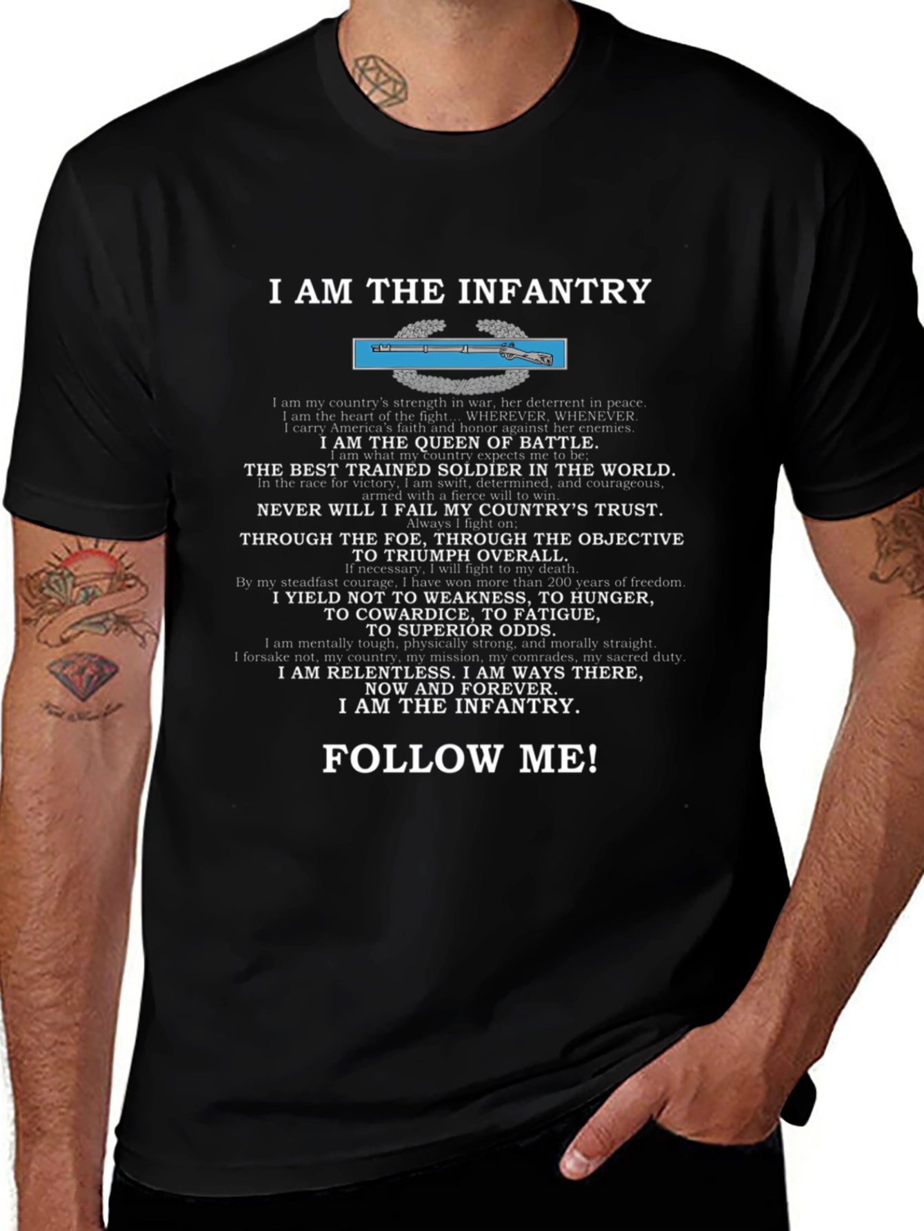 I Am The Infantry T-Shirt - Soldier Pride Tee