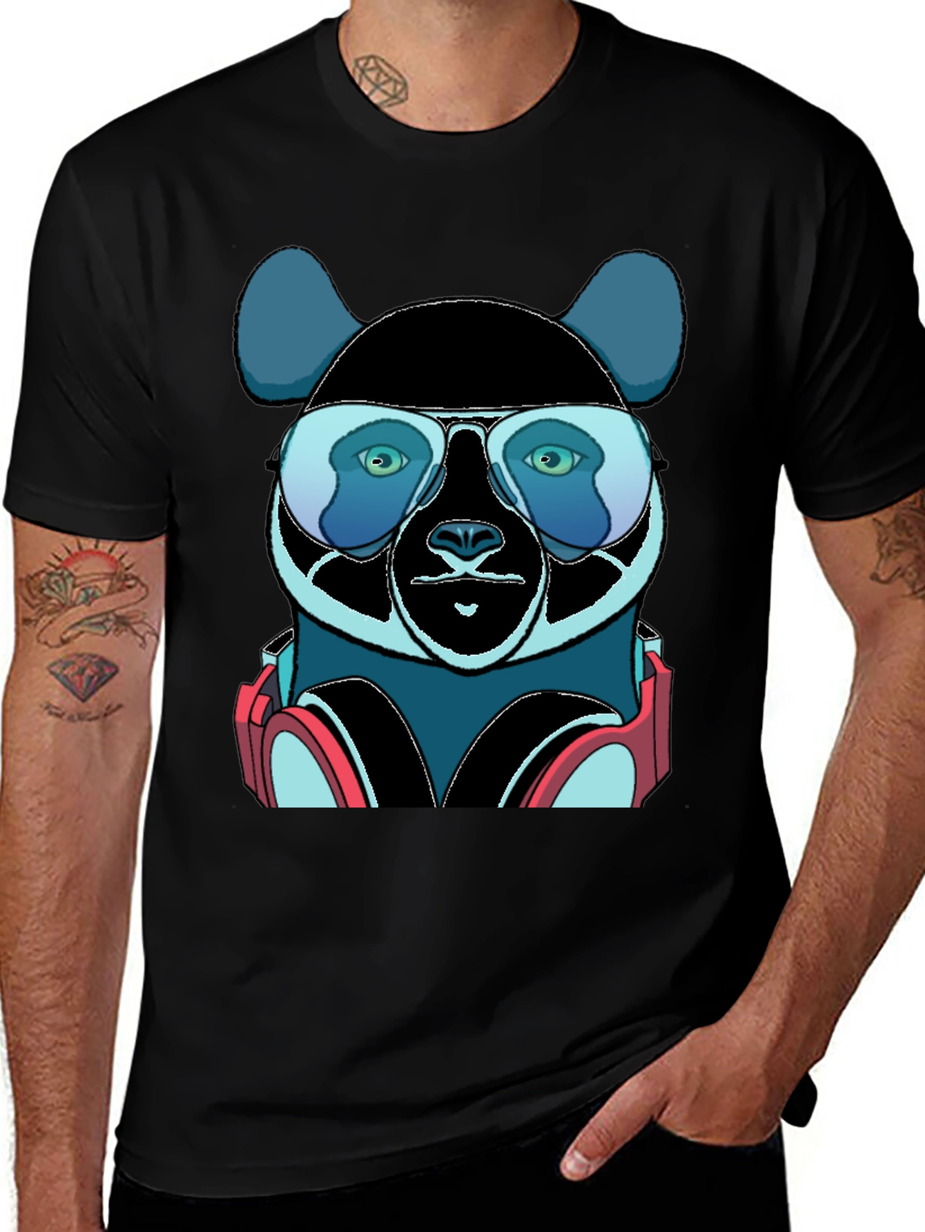 Variant 19 of Cool Panda Graphic Tee