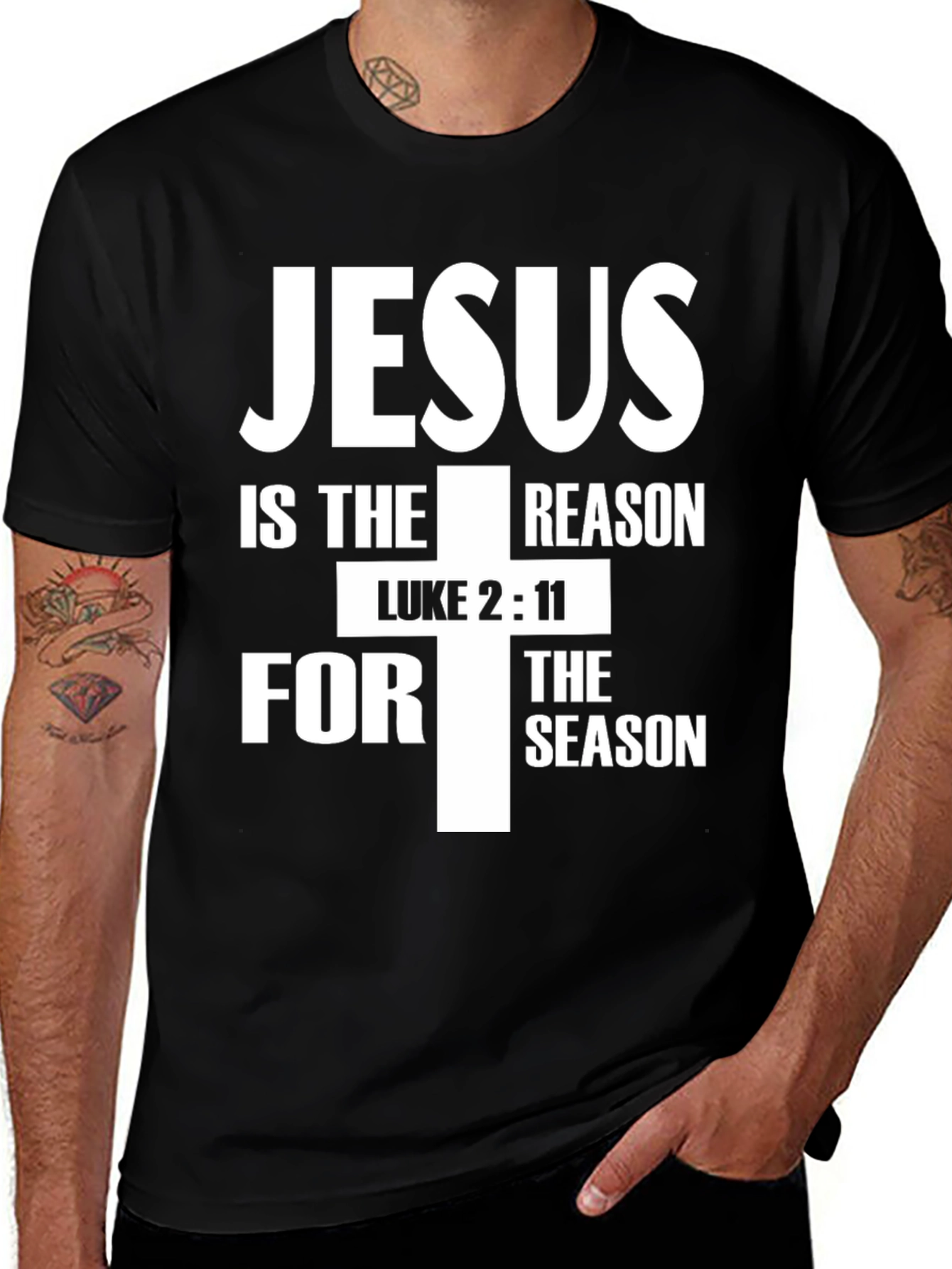 Black Jesus is the Reason T-Shirt main image