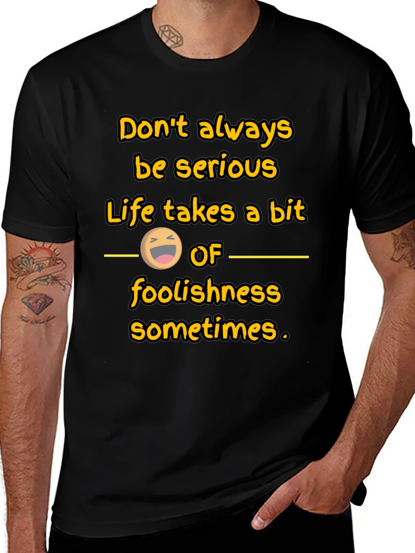 Variant 4 of Humorous Graphic T-Shirt