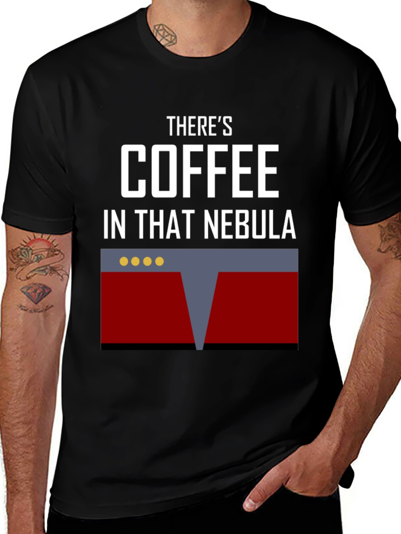 Variant 24 of There's Coffee In That Nebula Graphic T-Shirt