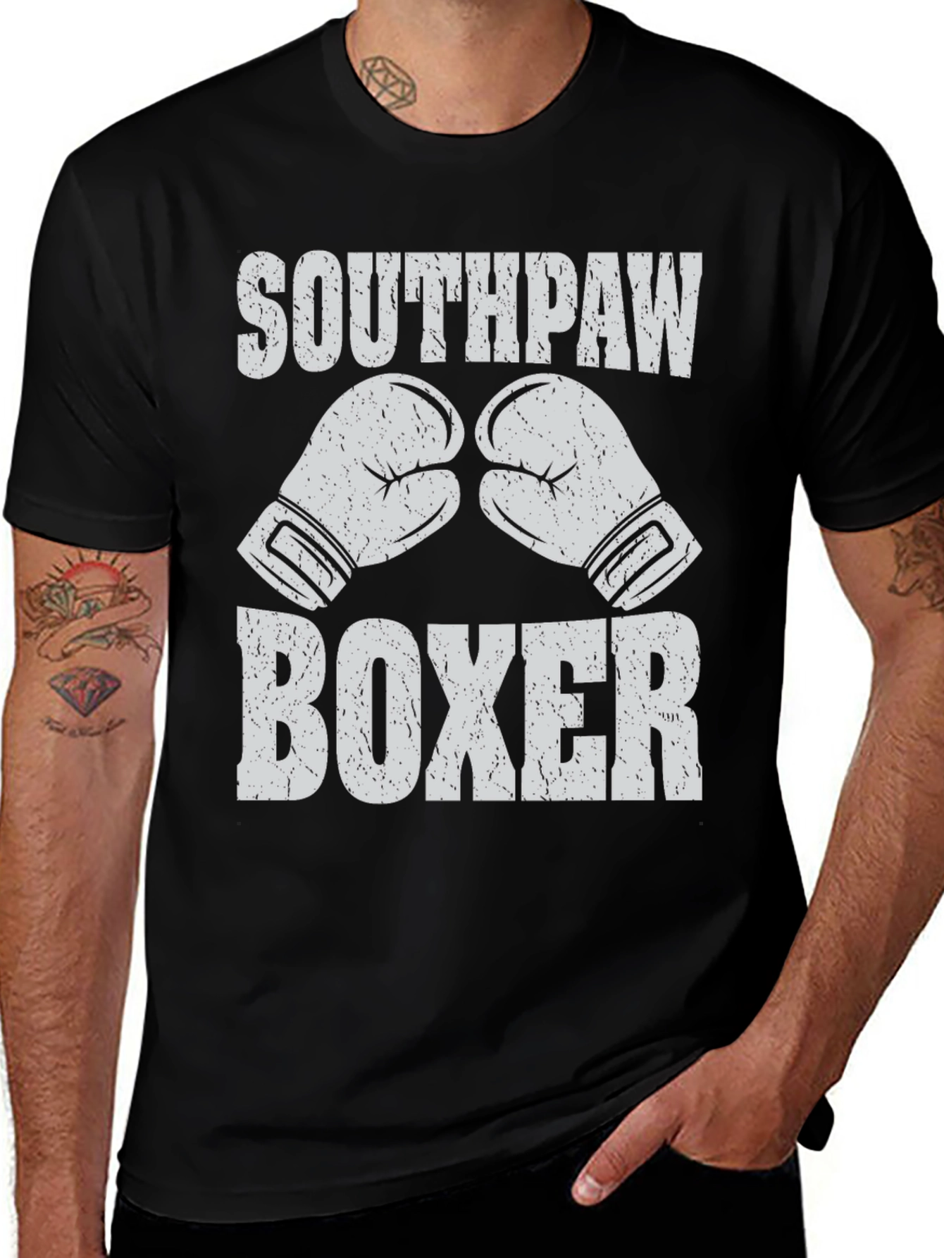 Variant 26 of Southpaw Boxer Graphic T-Shirt
