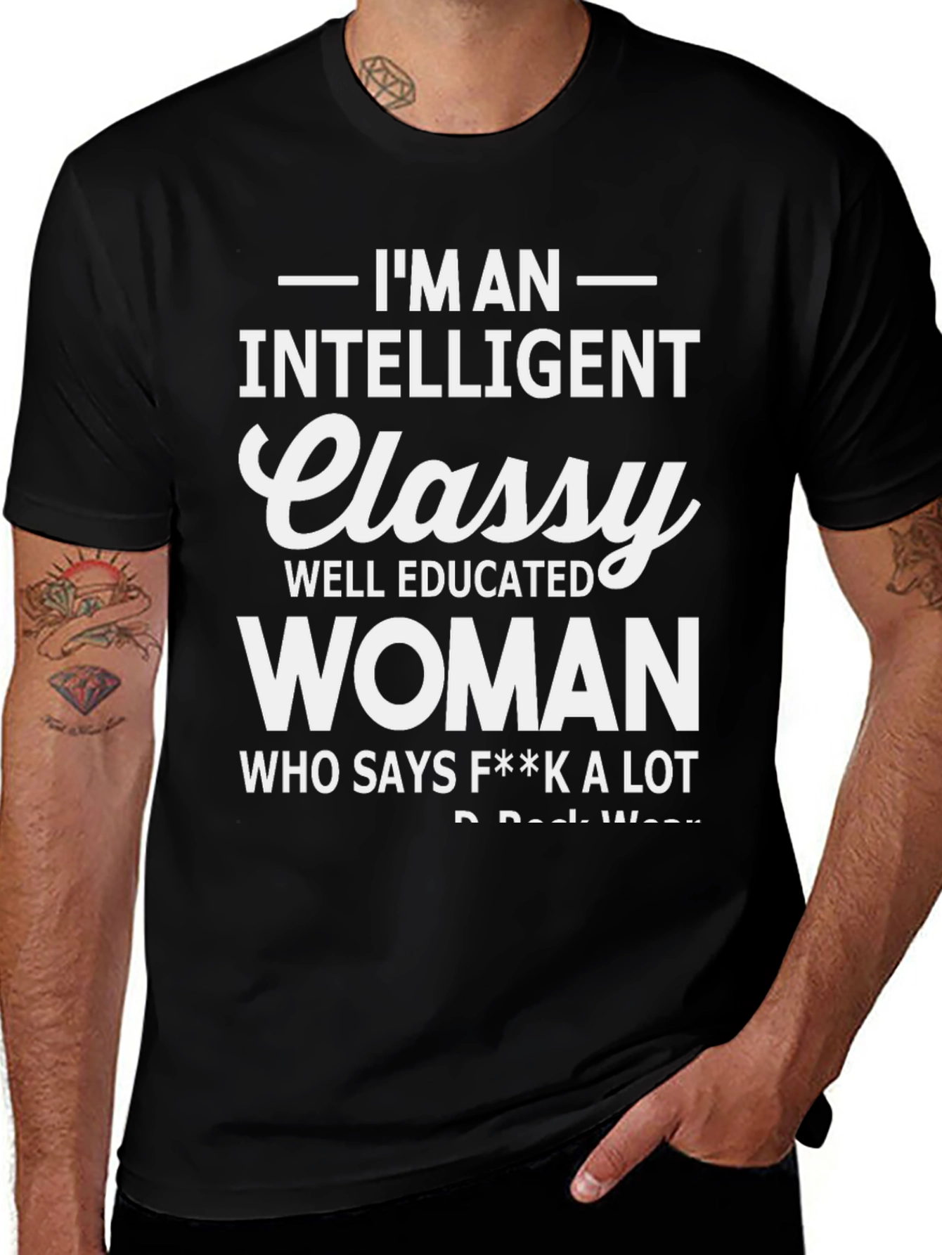 Black Intelligent Classy Woman T-Shirt main image