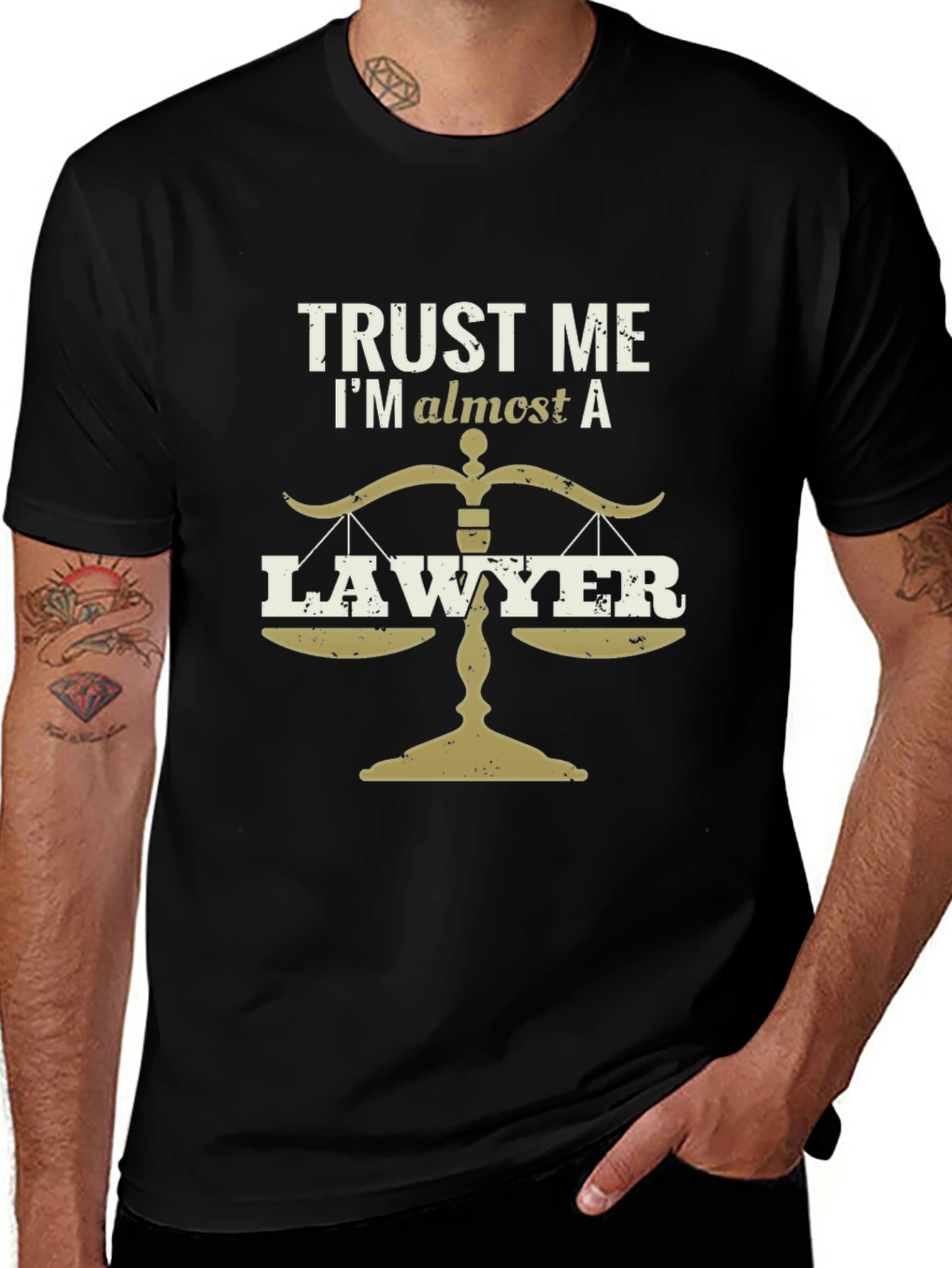 Trust Me Lawyer T-Shirt - Novelty Law Student Tee