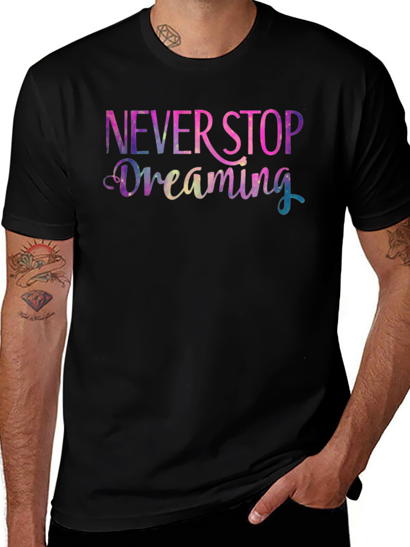 Never Stop Dreaming Graphic T-Shirt