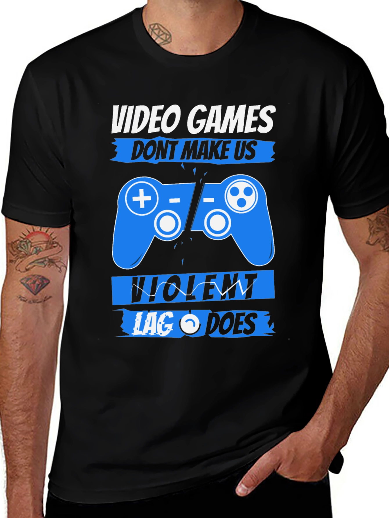 Video Games Don't Make Us Violent T-Shirt