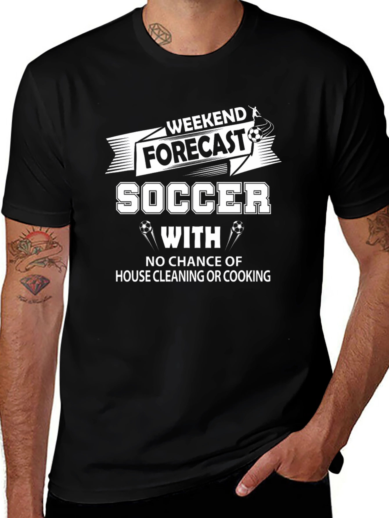 Variant 19 of Weekend Soccer Forecast T-Shirt