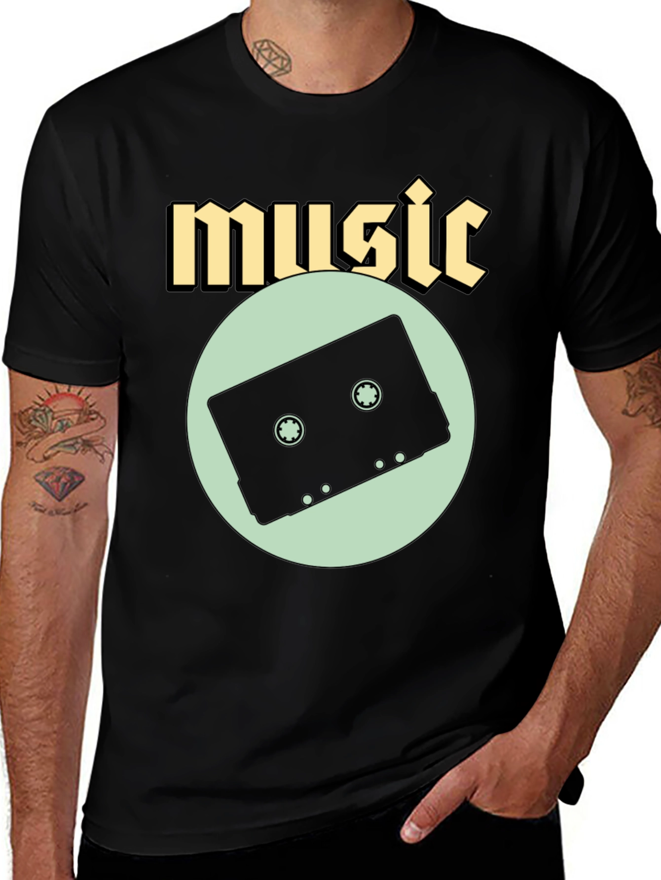 Variant 11 of Music Cassette Graphic Tee