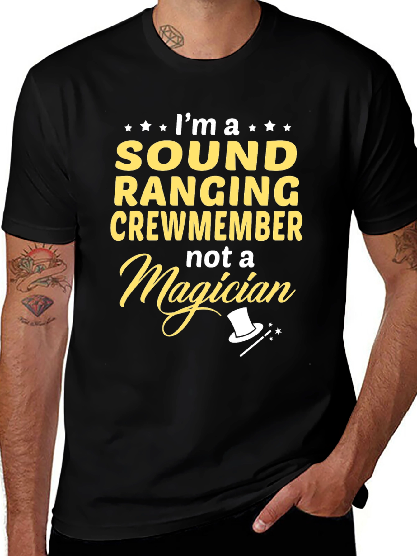 Variant 2 of Sound Ranging Crewmember T-Shirt - Unique Job Pride
