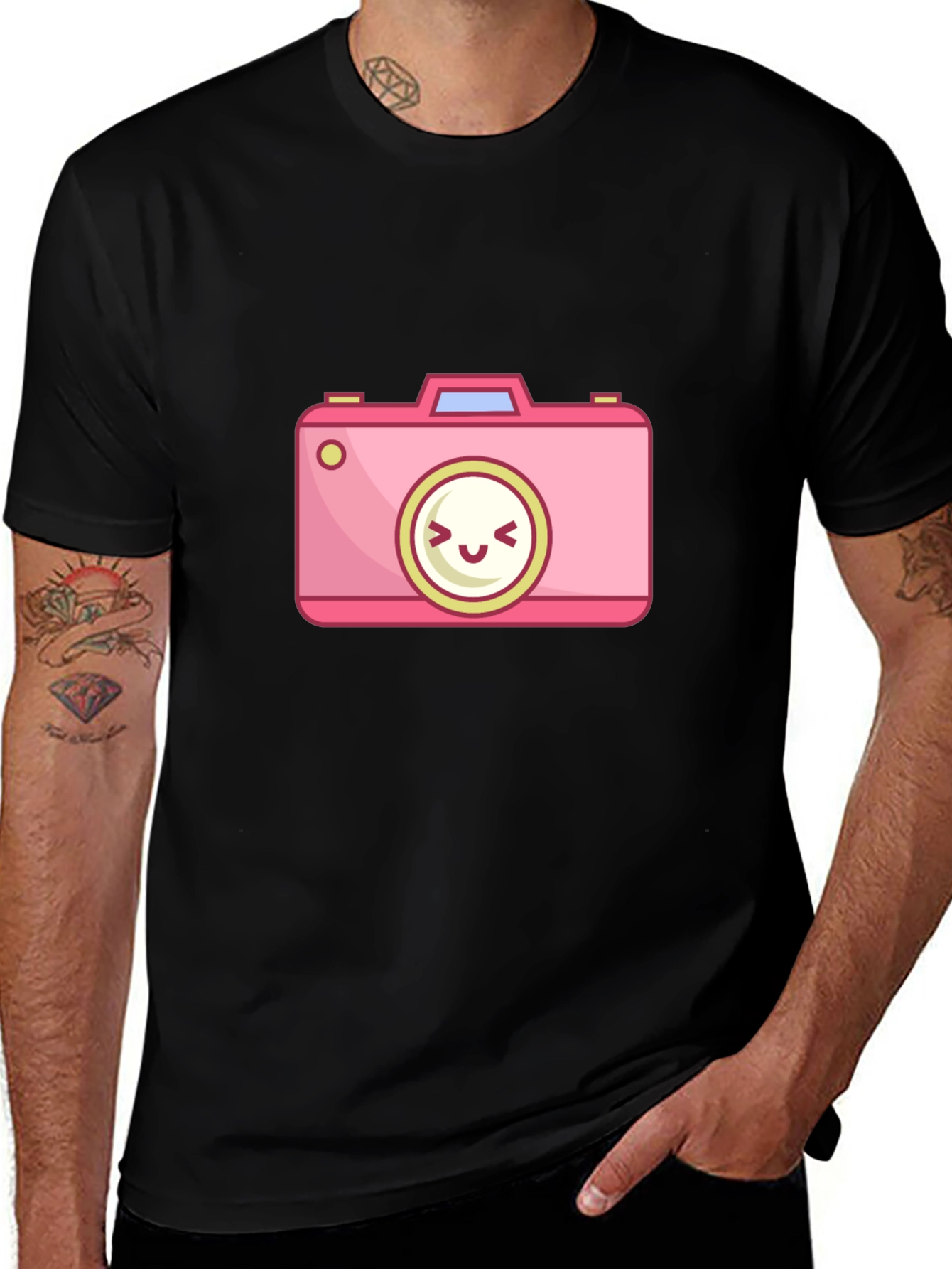 Variant 15 of Cute Cartoon Camera Graphic T-Shirt