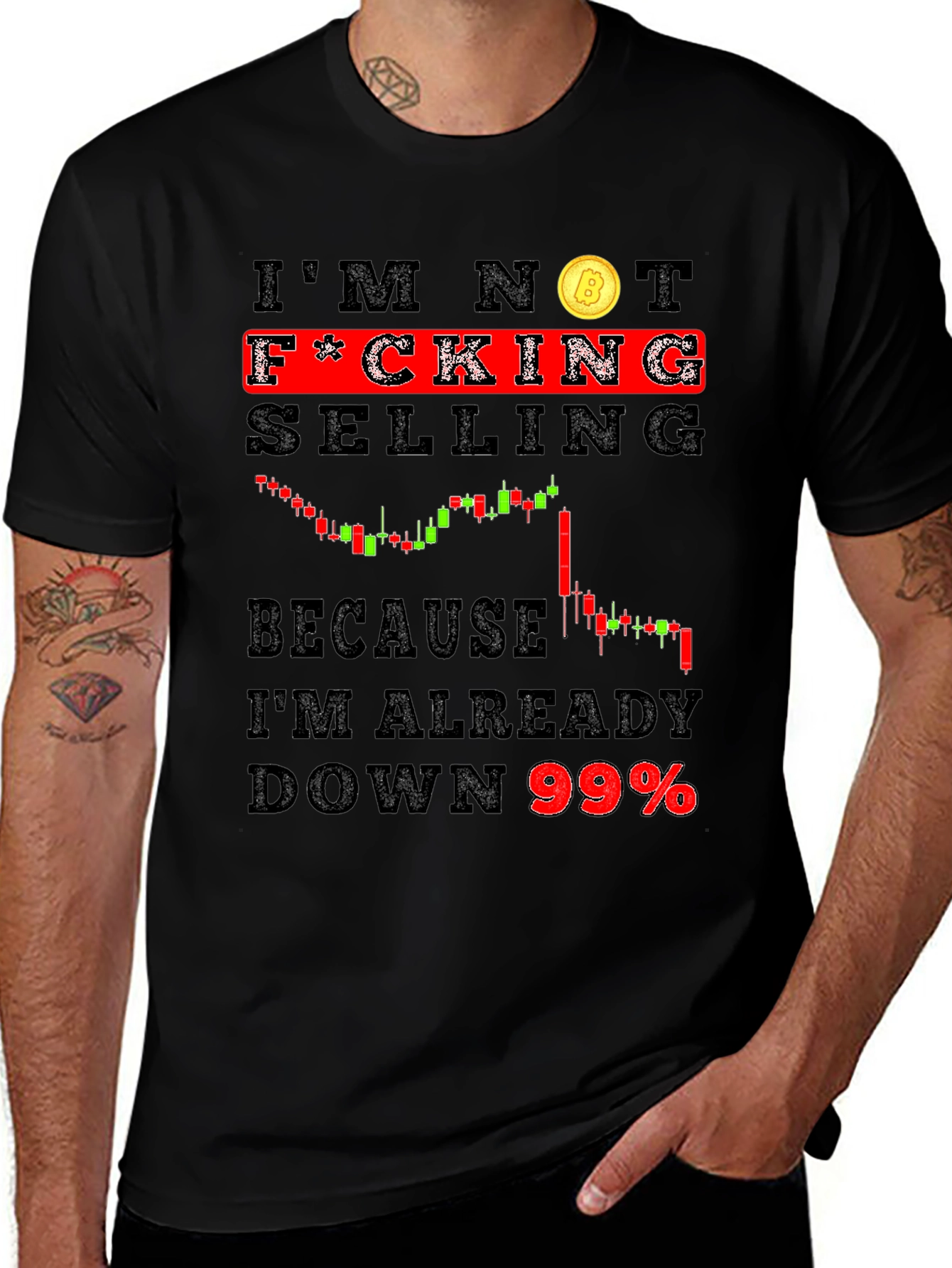 Variant 13 of Crypto Investor T-Shirt - I'm Not Selling