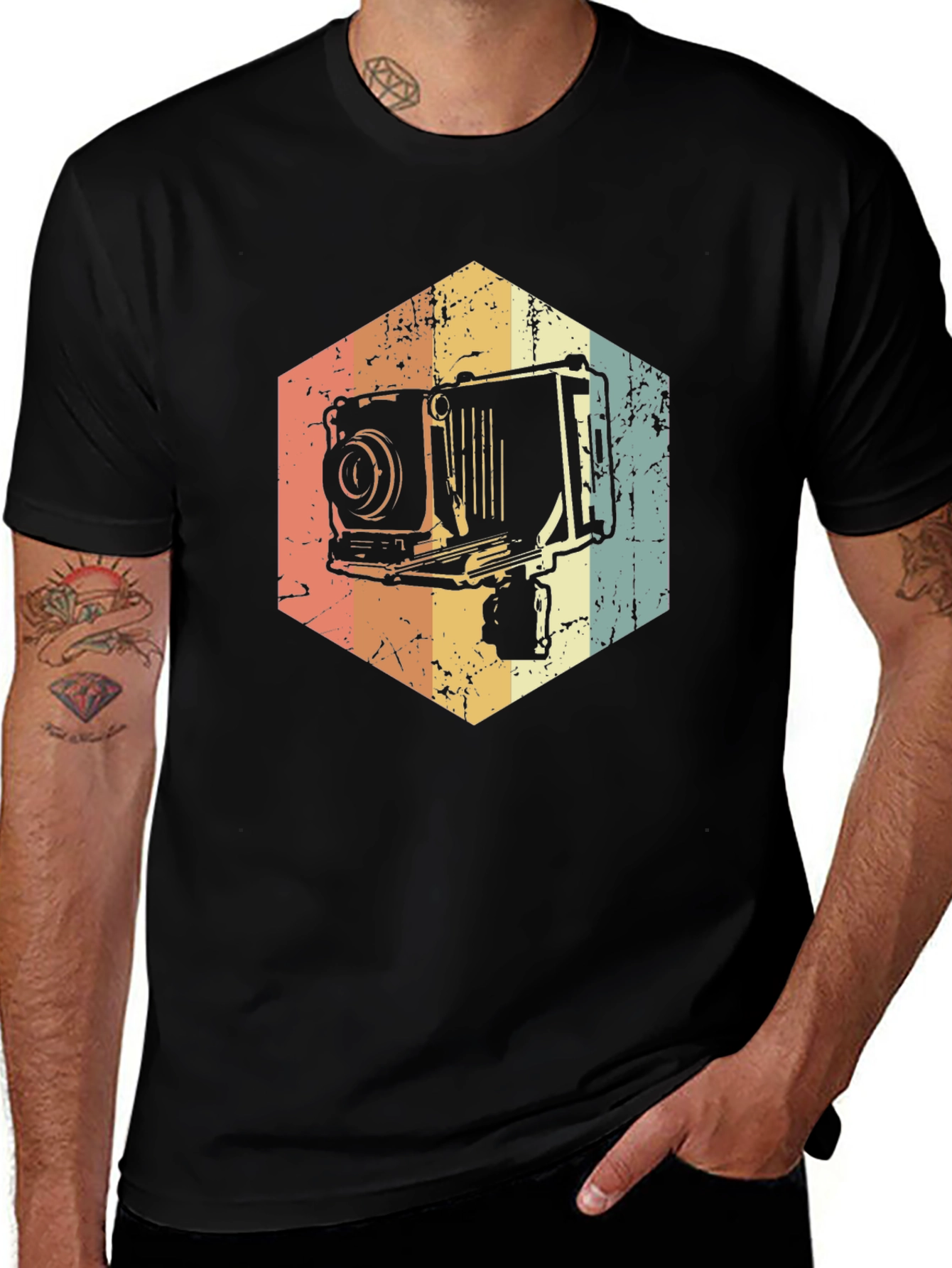 Variant 24 of Vintage Camera Graphic Tee - Retro Photographer Shirt