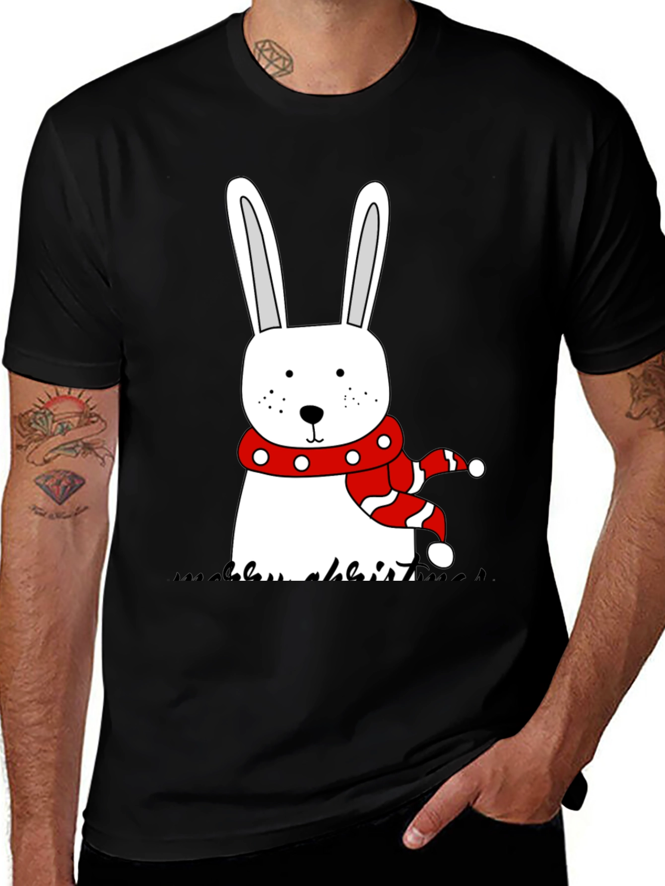Variant 12 of Rabbit Christmas Holiday T-Shirt