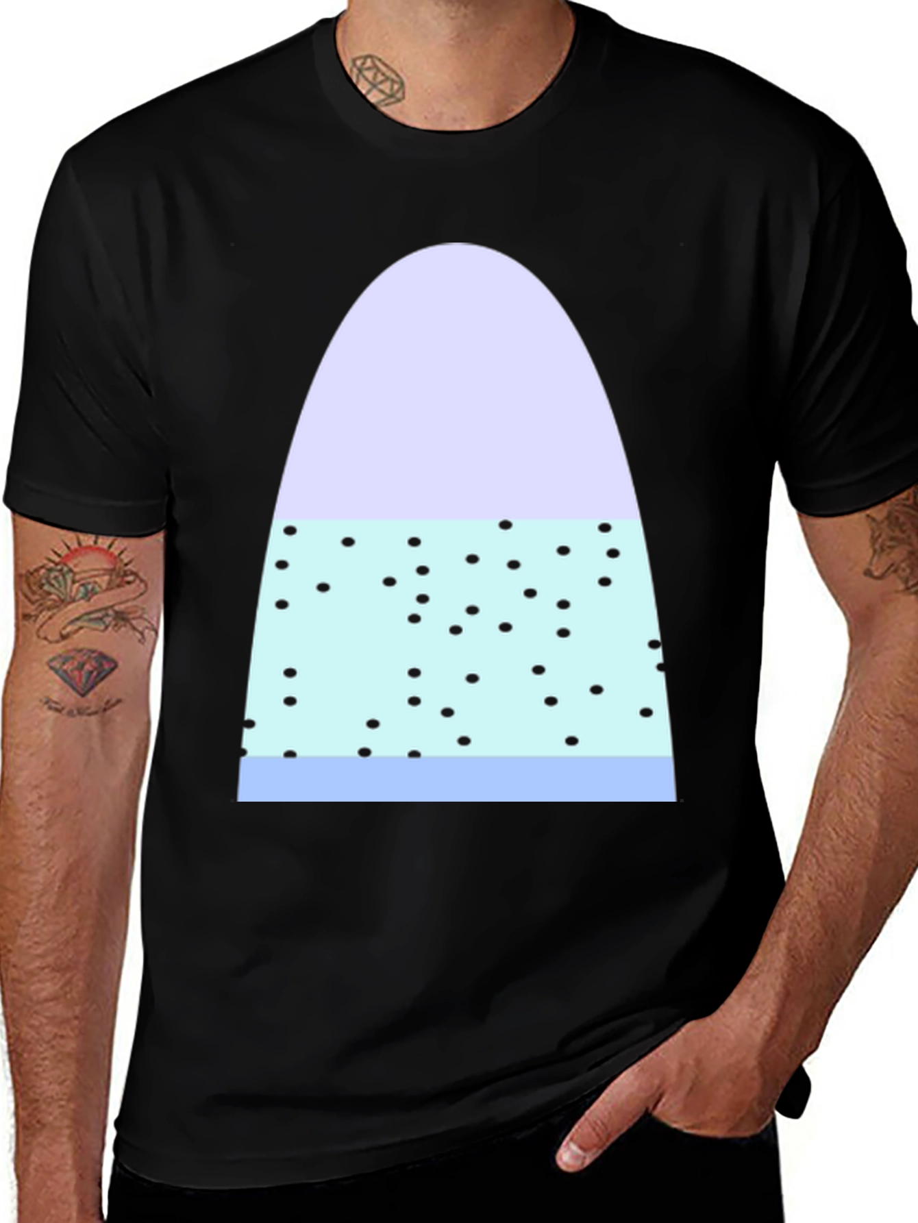 Variant 28 of Funky Polka Dot Candy Corn Graphic Tee