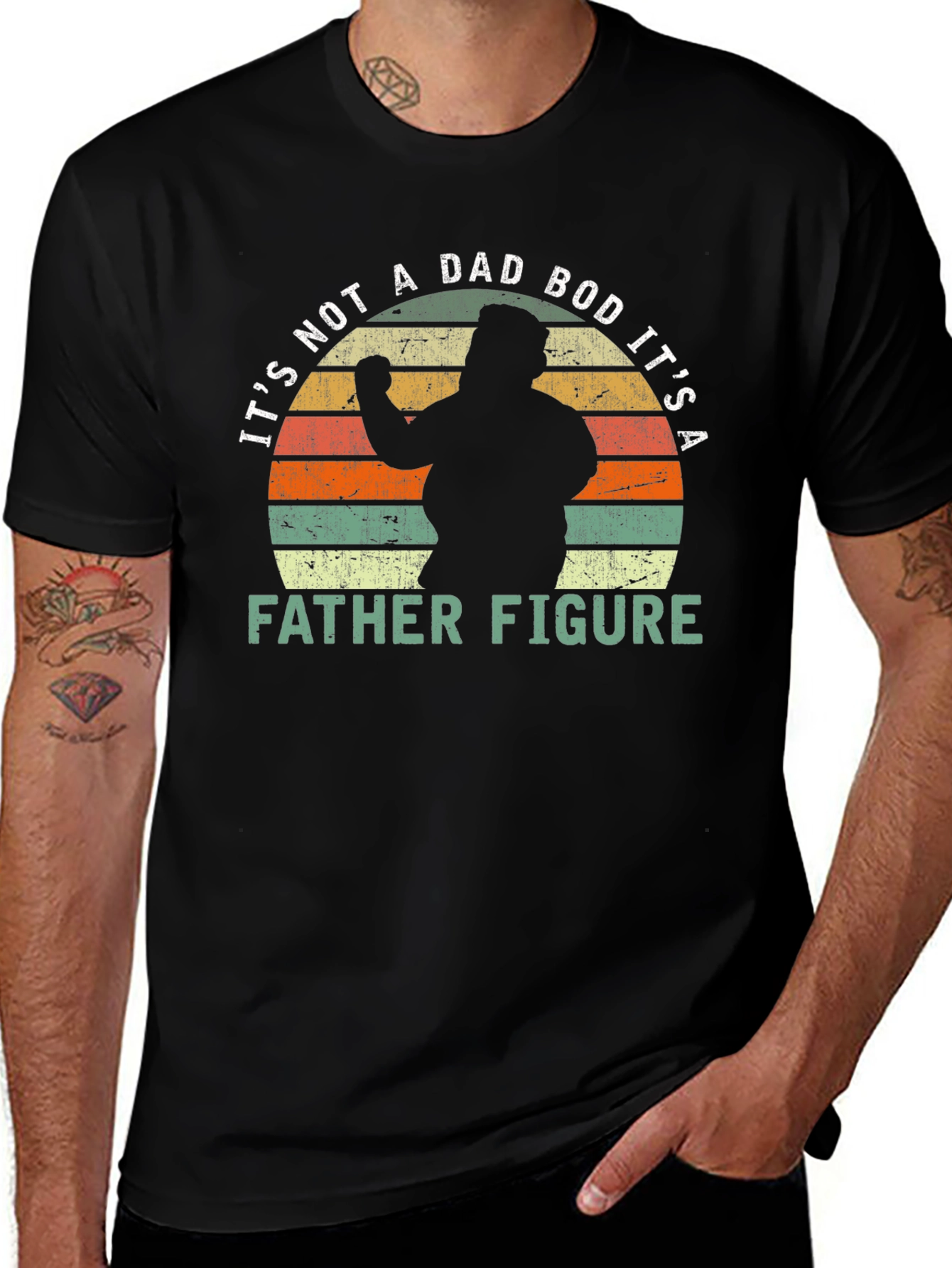 Variant 5 of Dad Bod Father Figure T-Shirt