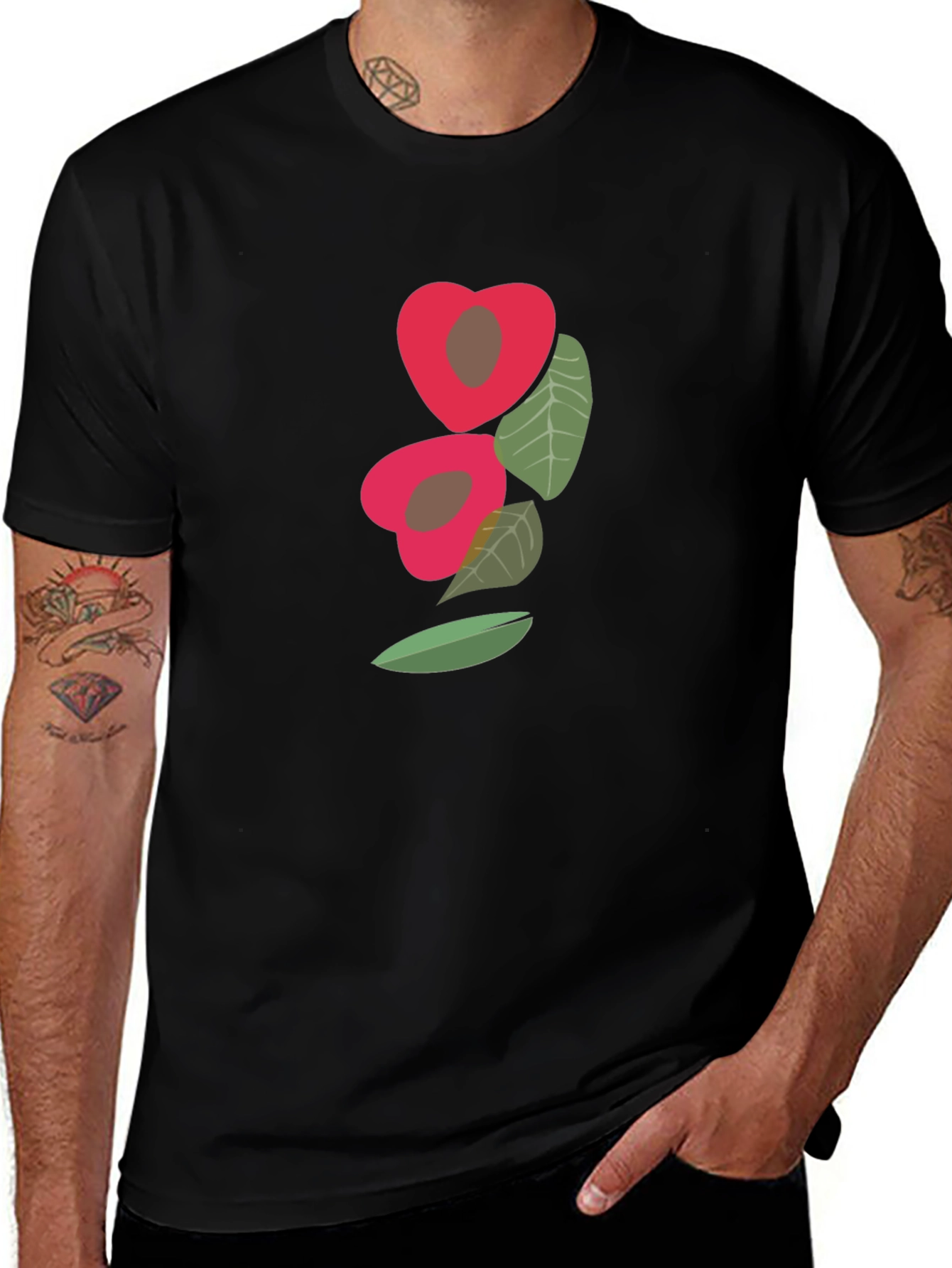 Variant 12 of Unique Fruit Graphic Tee - Modern Casual Style
