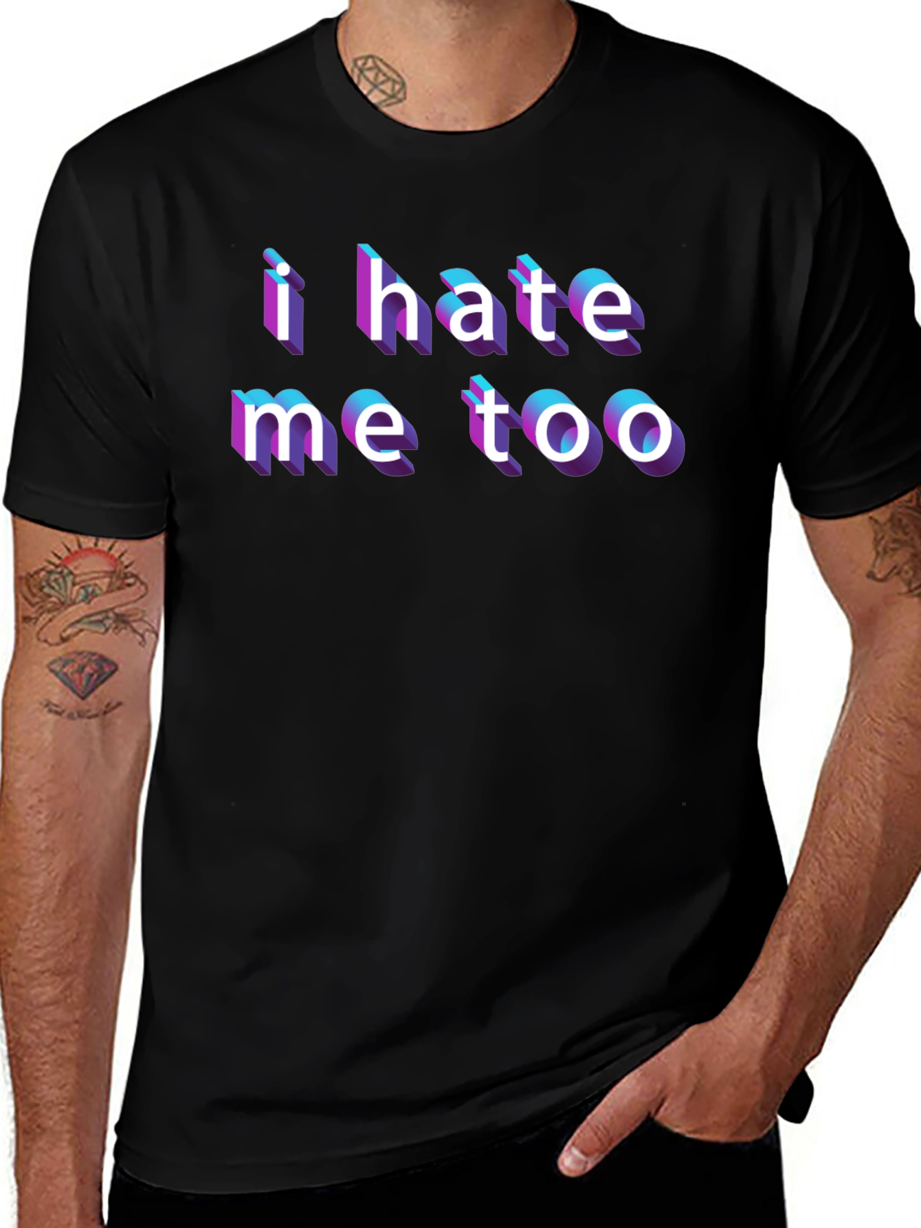 Variant 25 of I Hate Me Too Graphic T-Shirt
