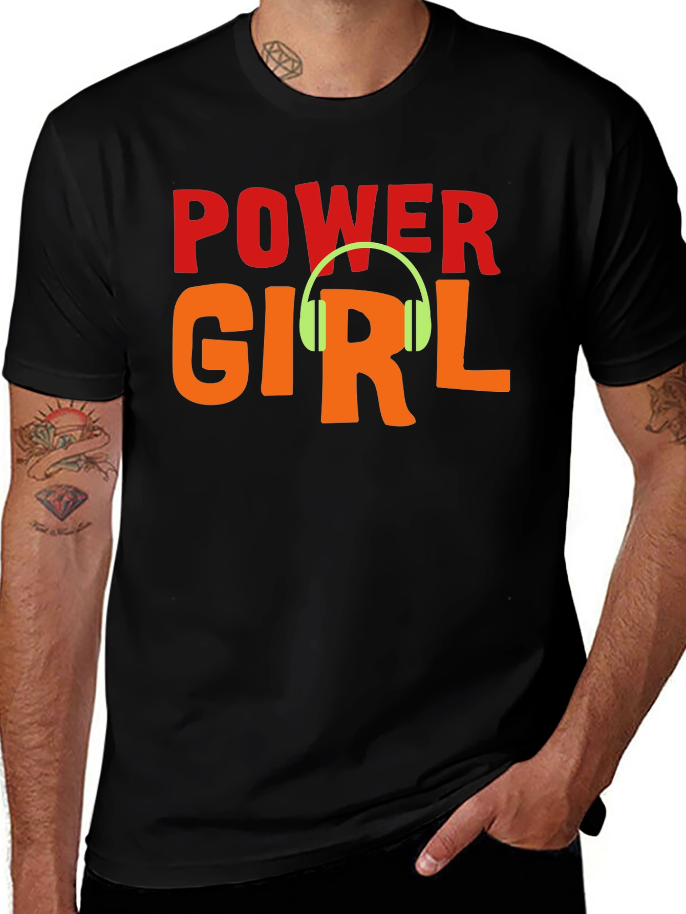 Variant 13 of Power Girl Graphic T-Shirt - Stylish & Comfortable